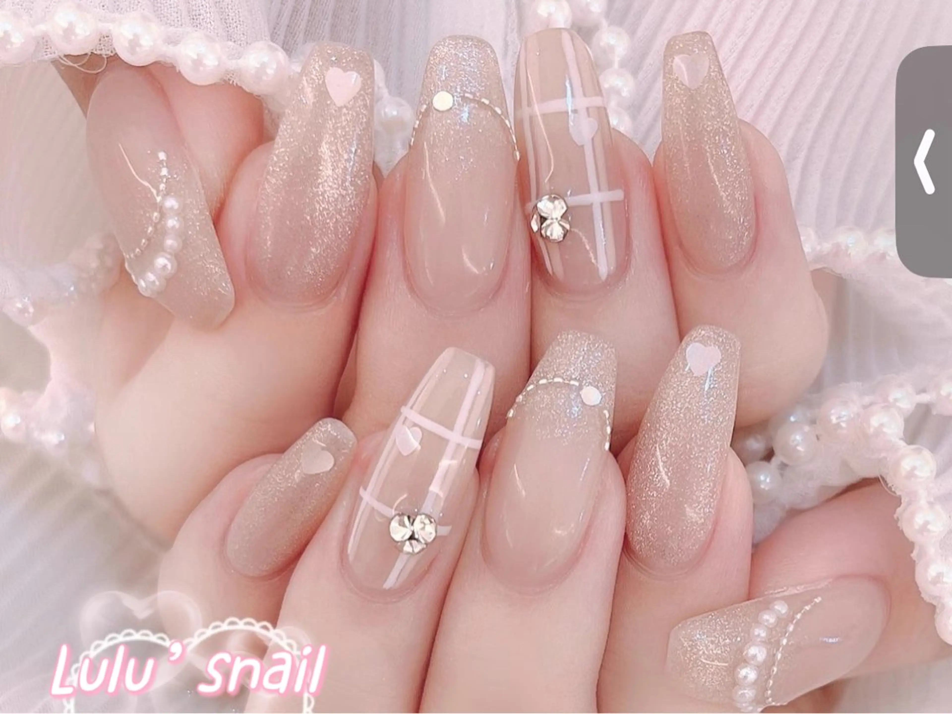 ネイル チークネイル フレンチネイル ジェルネイル ガラスフレンチ 韓国ネイル 【スカルプ専門店】 ZY Nailのネイルデザイン