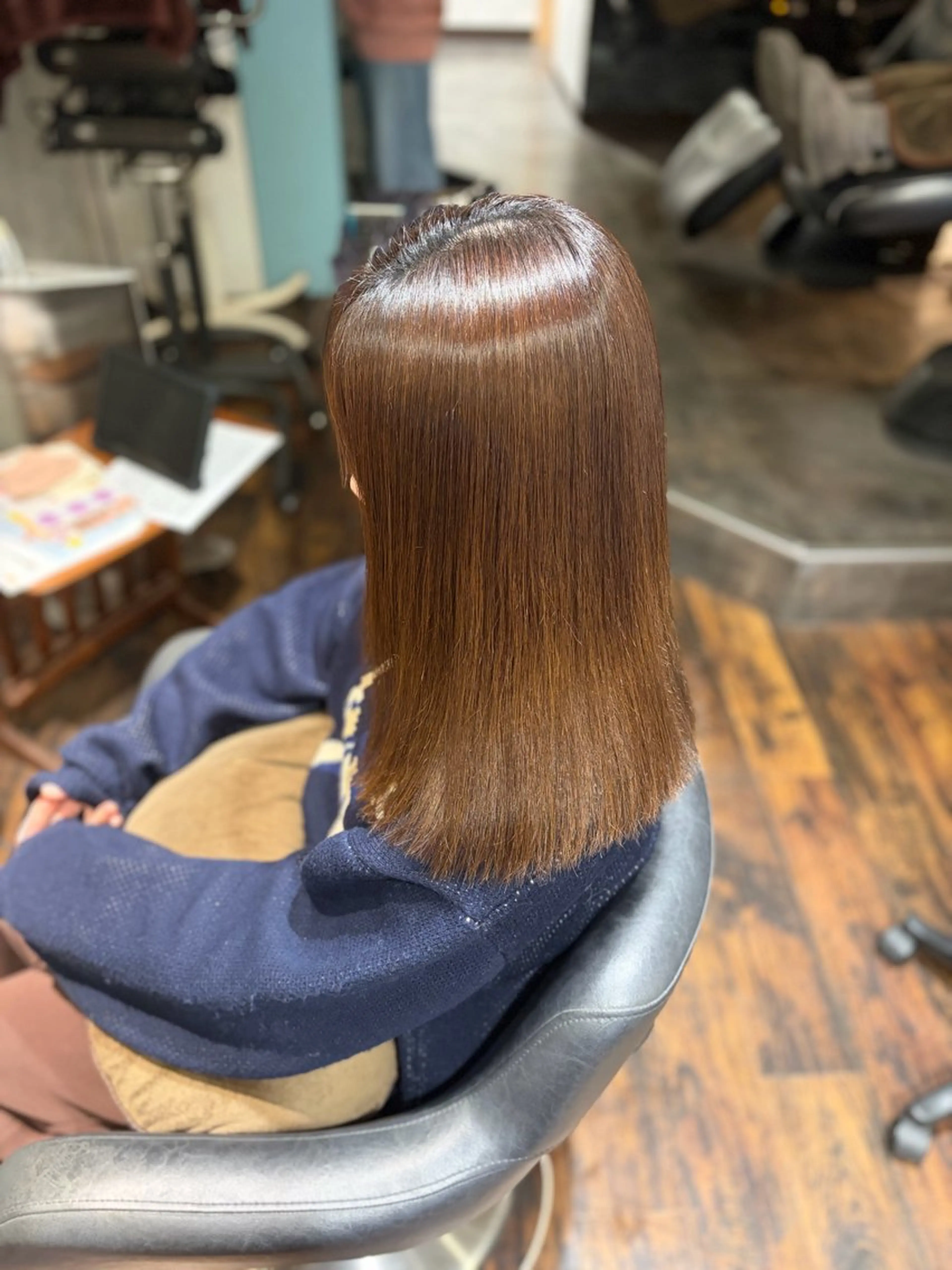 ミディアム 縮毛矯正 ✨矯正口コミ4.9✨ 歴21年代表ヨシアキのヘアスタイル