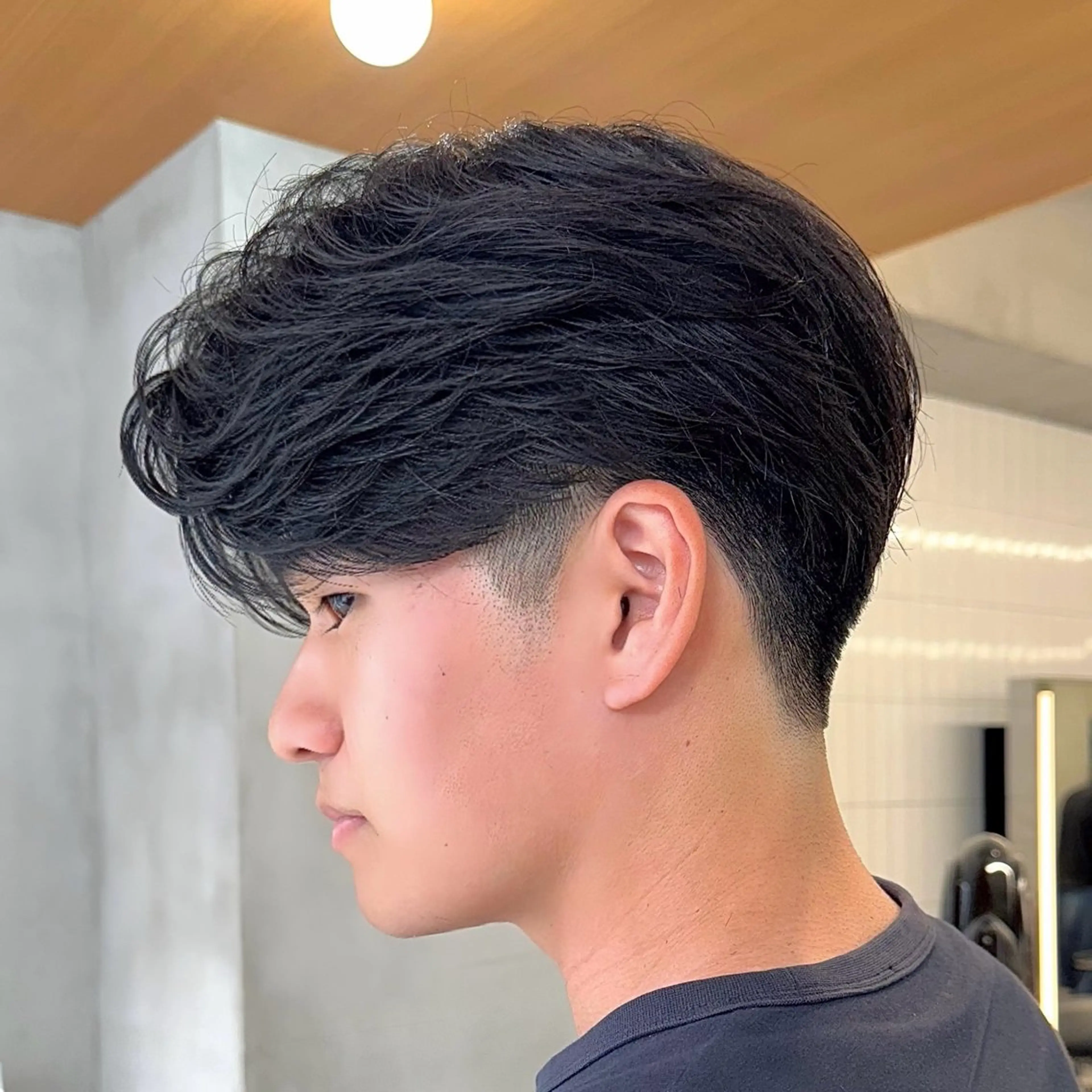 パーマ メンズ パーマ トリートメント ヘアセット 表参道/スパイキー ショート/マッシュのヘアスタイル