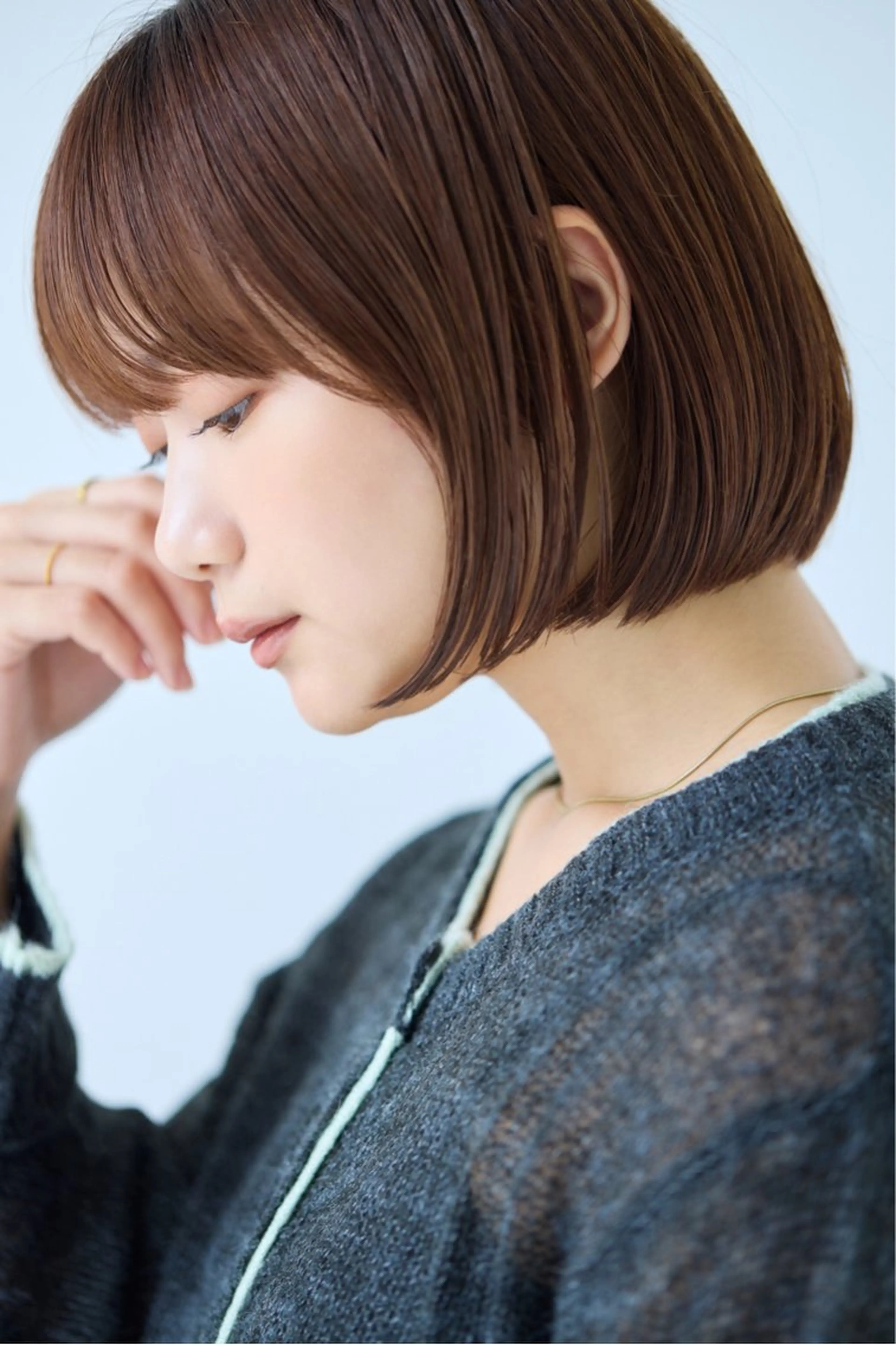 ショート ショート ボブ 梅田 木戸健人のヘアスタイル