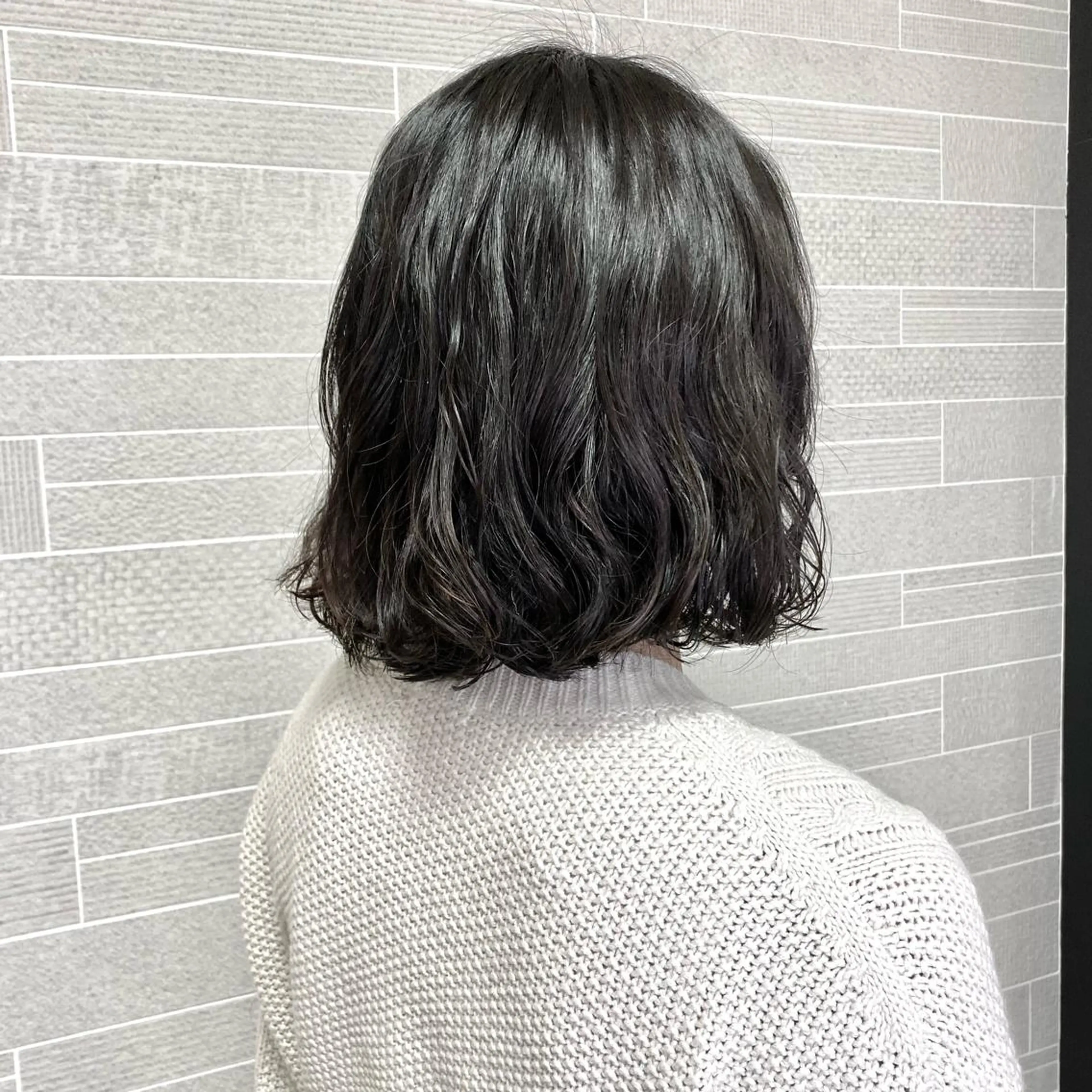 ミディアム 山崎 航のヘアスタイル