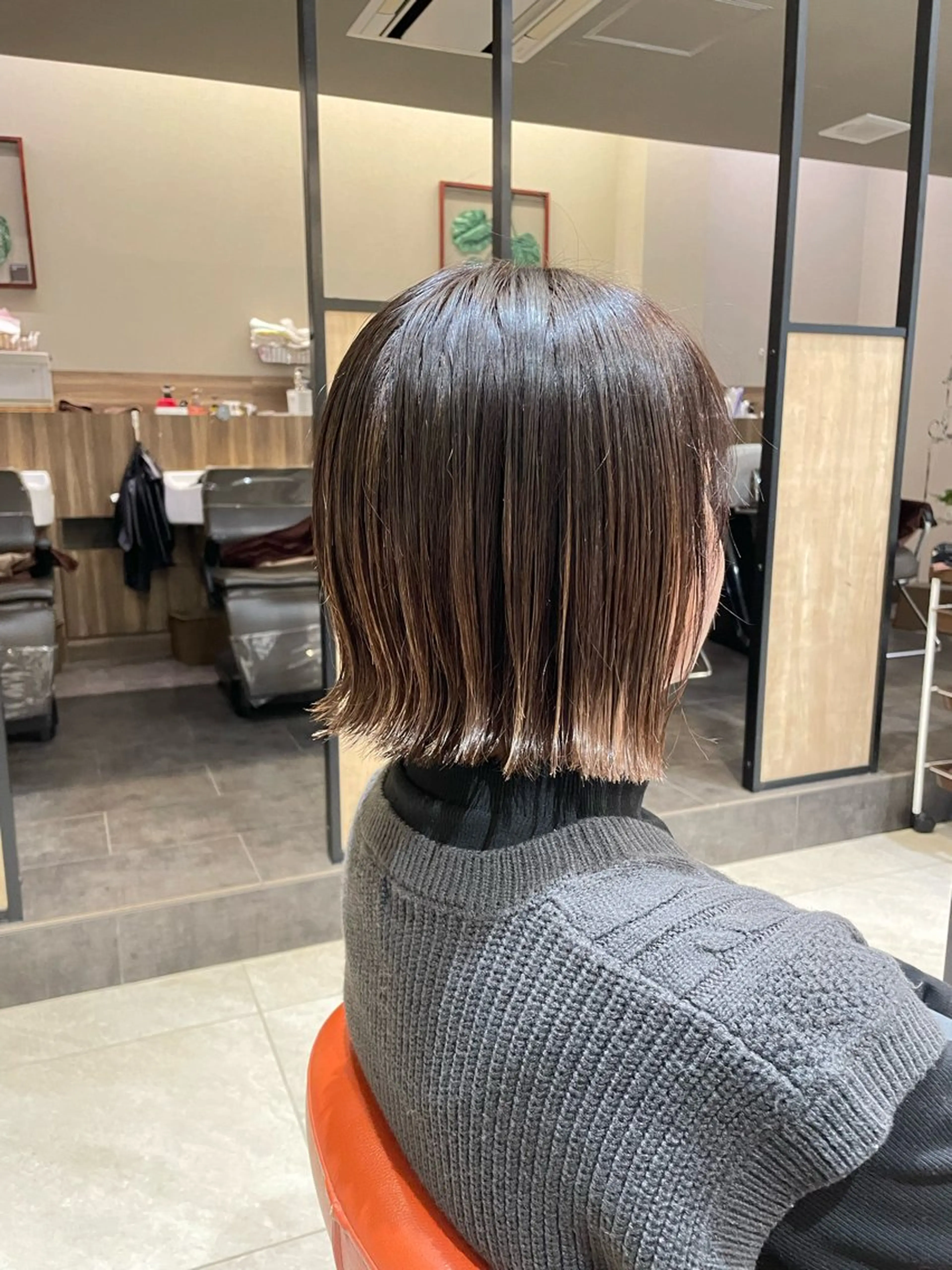 ショート ボブ 外ハネヘア 野水 隆雅のヘアスタイル