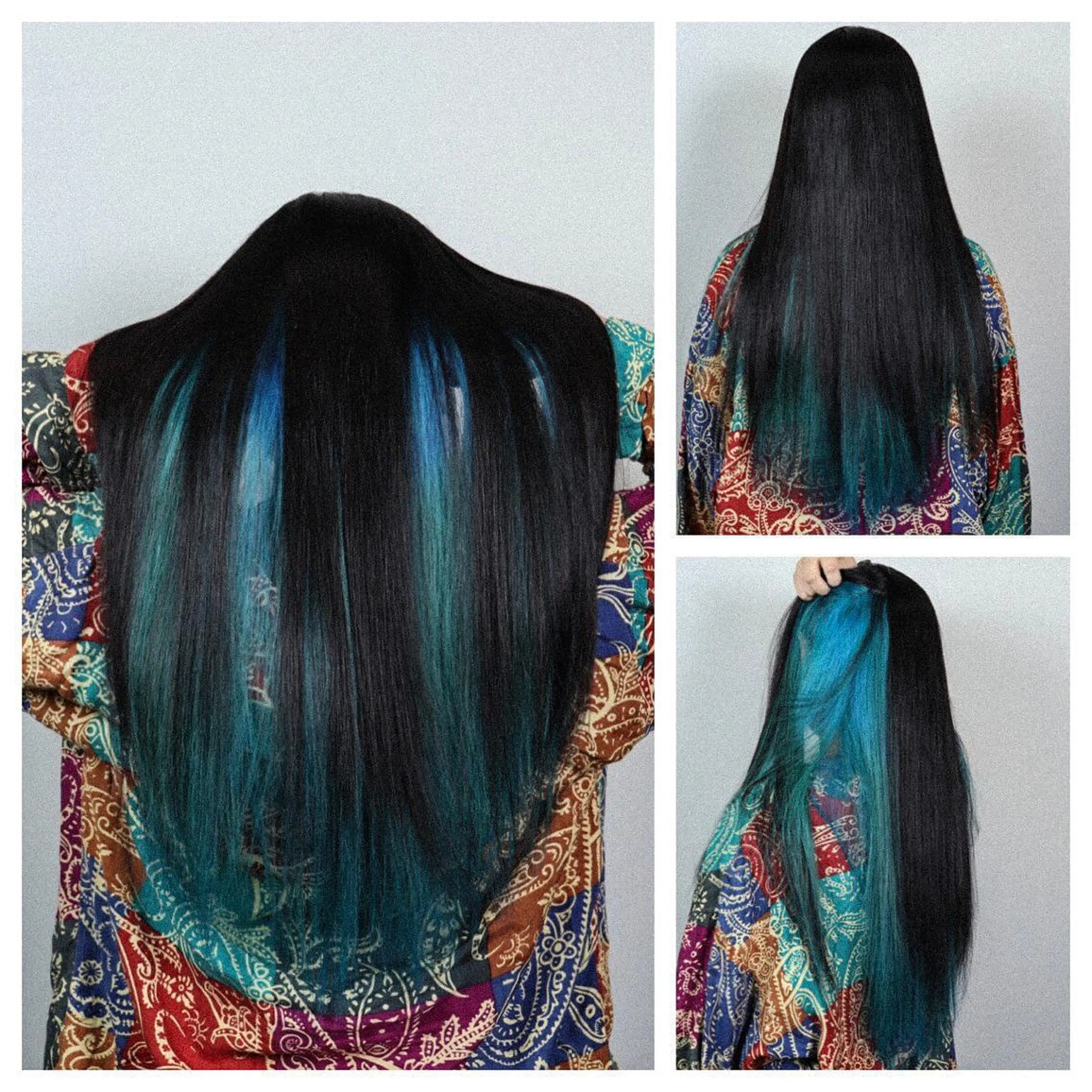 ロング カラー ブリーチ 秋葉 洸平のヘアスタイル