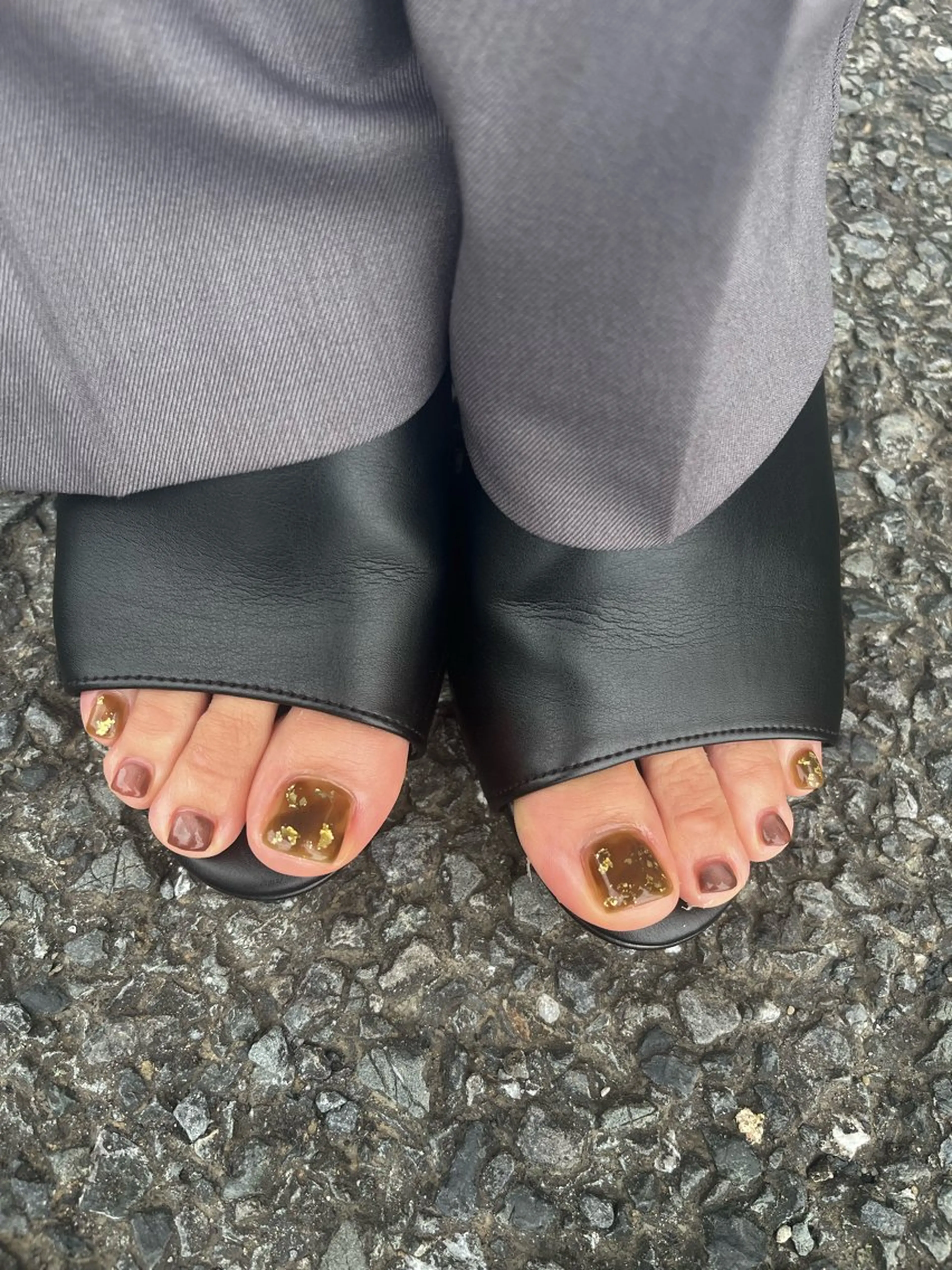 FOOT NAIL🖤定額simple(4本までアート可🎨持ち込みOK)の写真