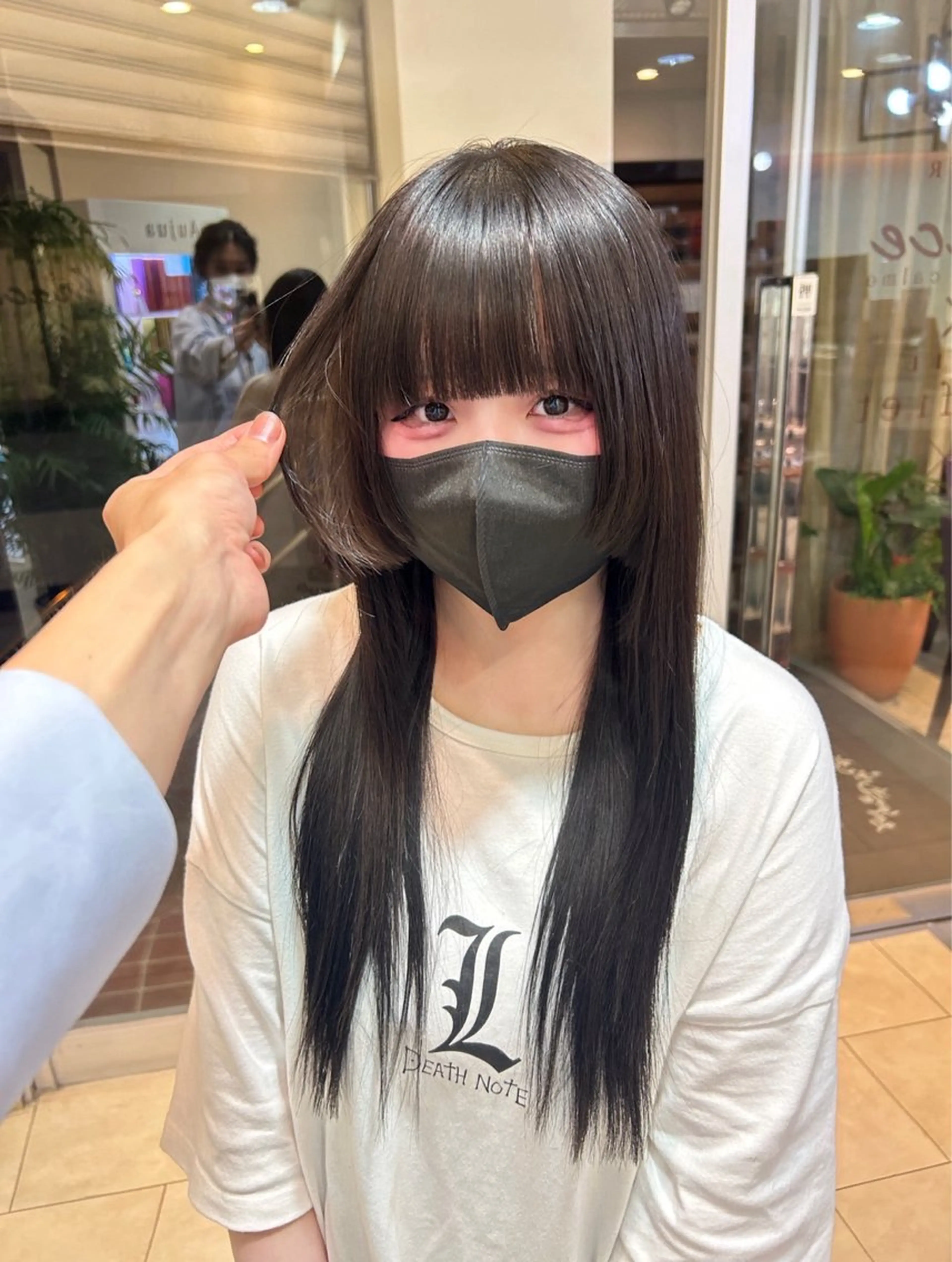 ロング トリートメント 甲斐 司のヘアスタイル