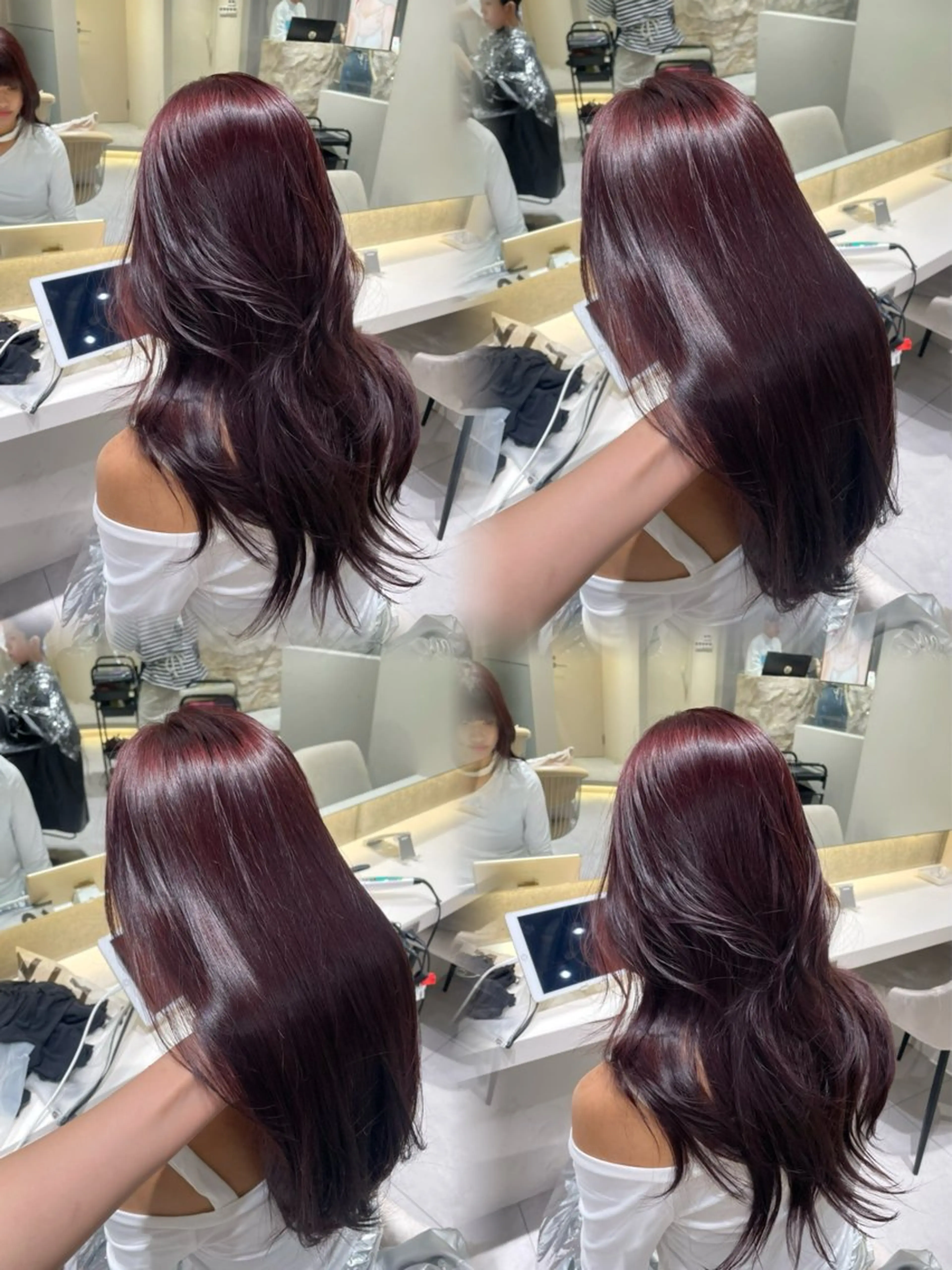 ロング カラー ブリーチ ブリーチなしカラー 似合わせカラー× ウルフカット/ホマレのヘアスタイル