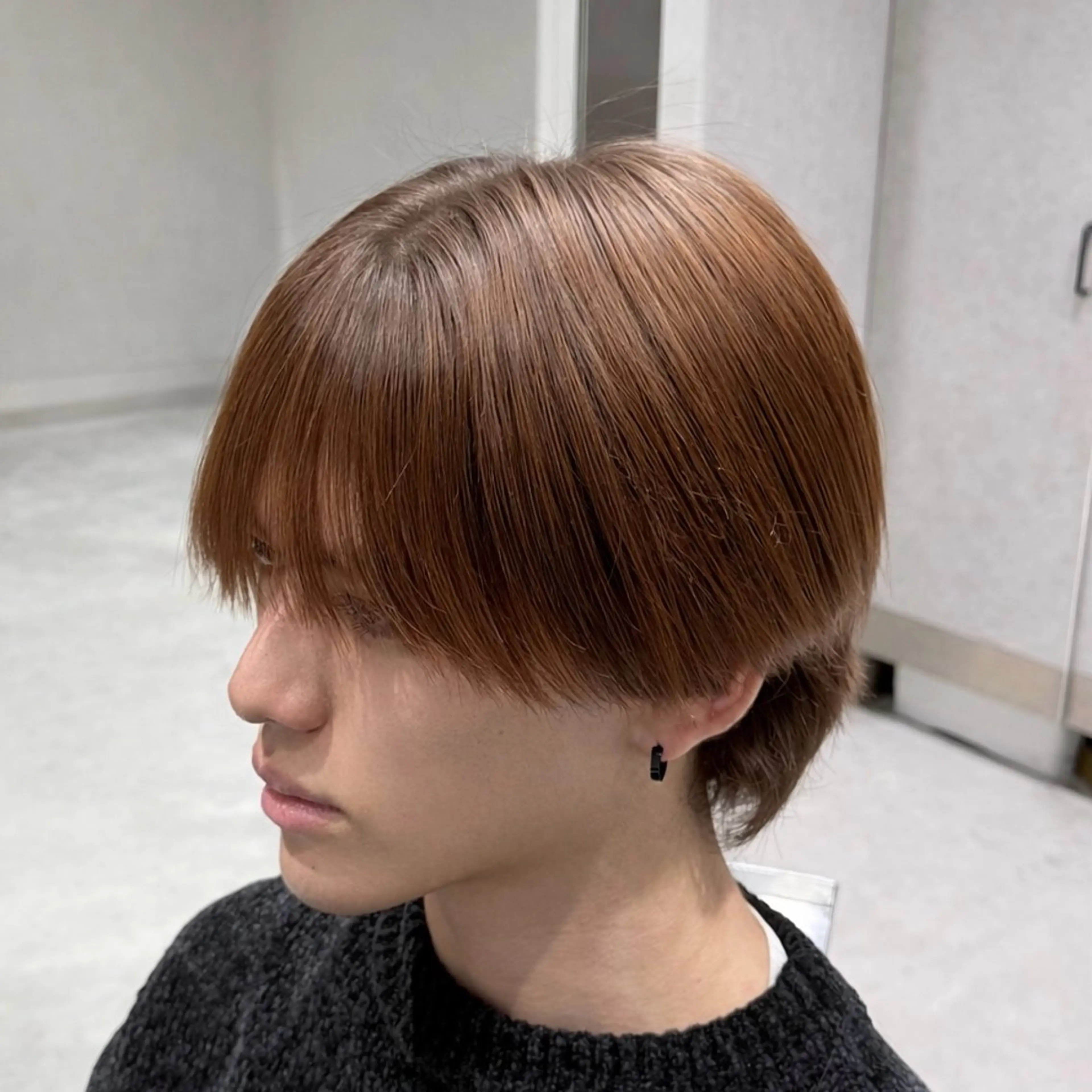 メンズカット + ナチュラル縮毛矯正 (土日祝+￥1000) #メンズ縮毛矯正の写真