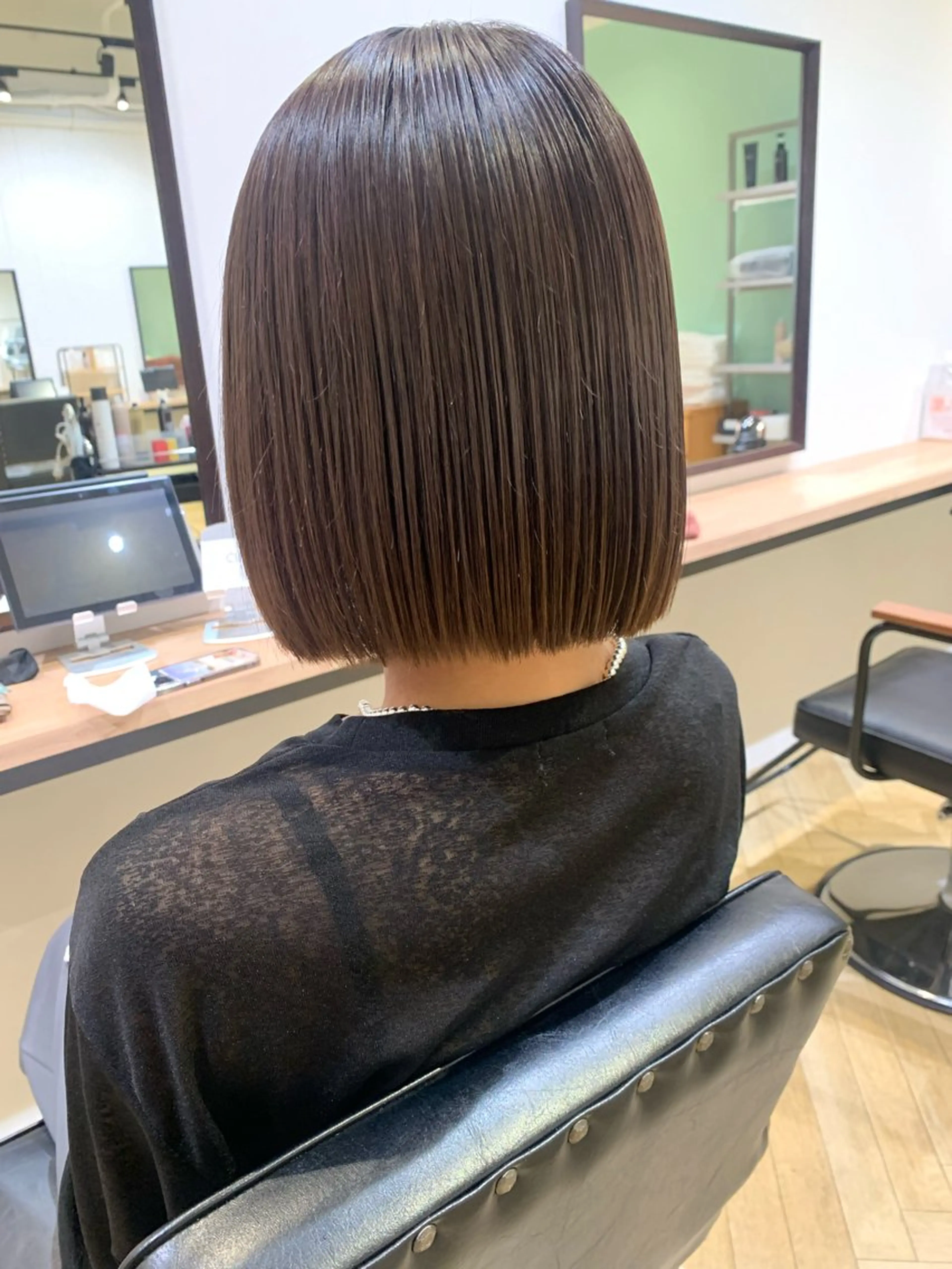 ショート カラー カット ヘアカラー トリートメント ボブ/大人ヘア k-two濱田のヘアスタイル