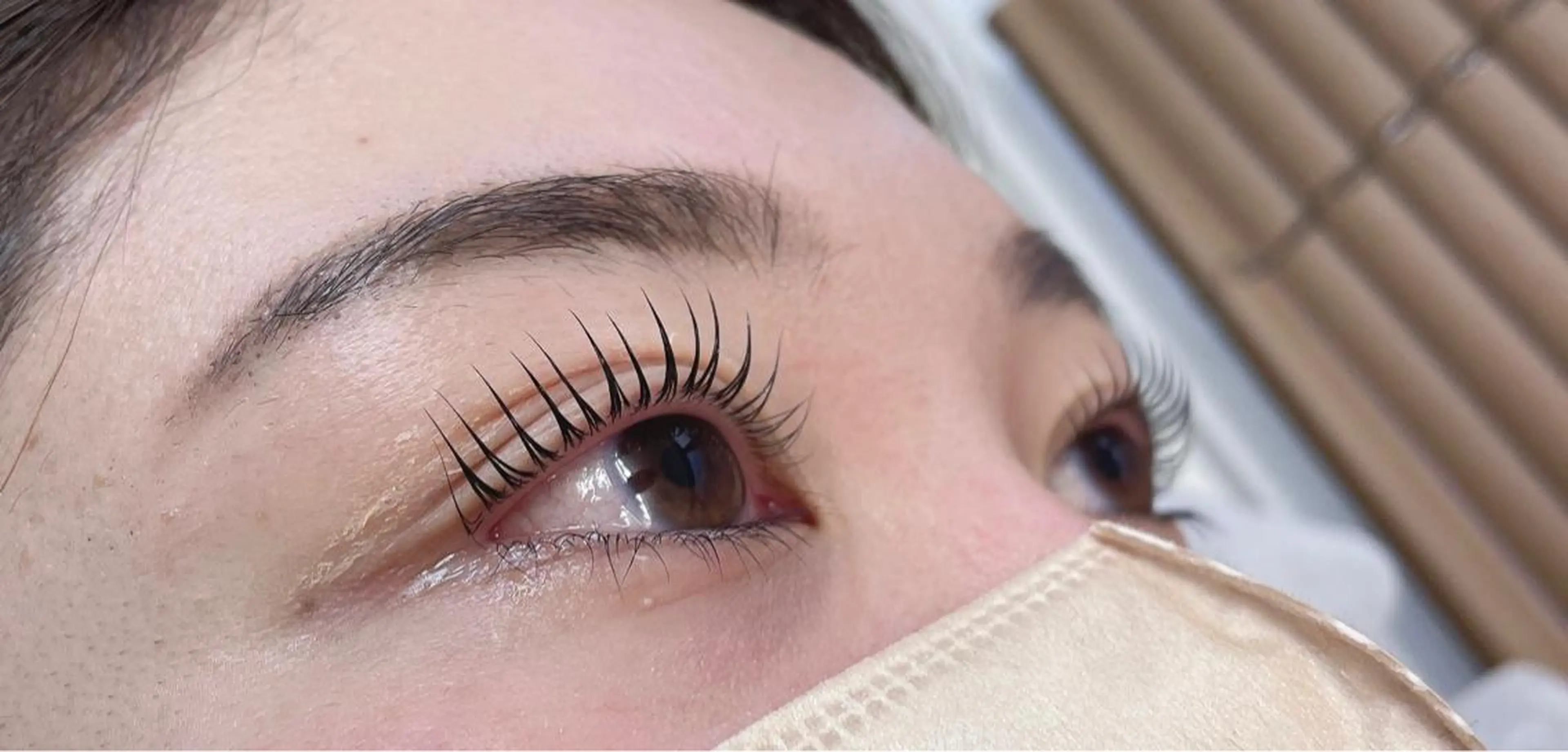 🌈韓国発！マスカラパーマ（パリジェンヌ変更可能）【ブラックコーティング仕上げ】¥5900の写真