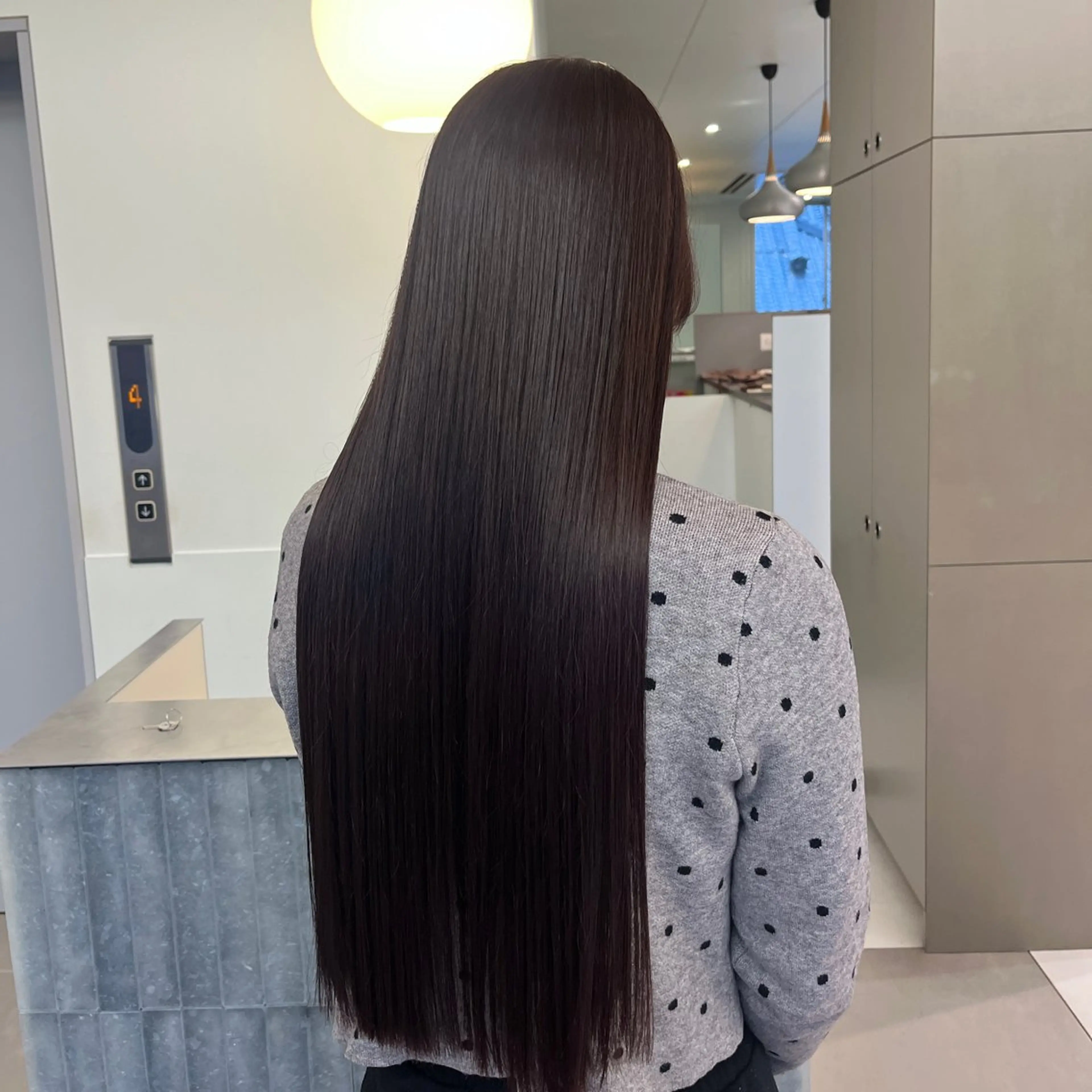 ロング カラー ベージュカラー ブリーチ 透明感カラー ダブルカラー トリートメント ヘアカラー トリートメント 髪質改善/ボブ 🌻Mutsumiのヘアスタイル