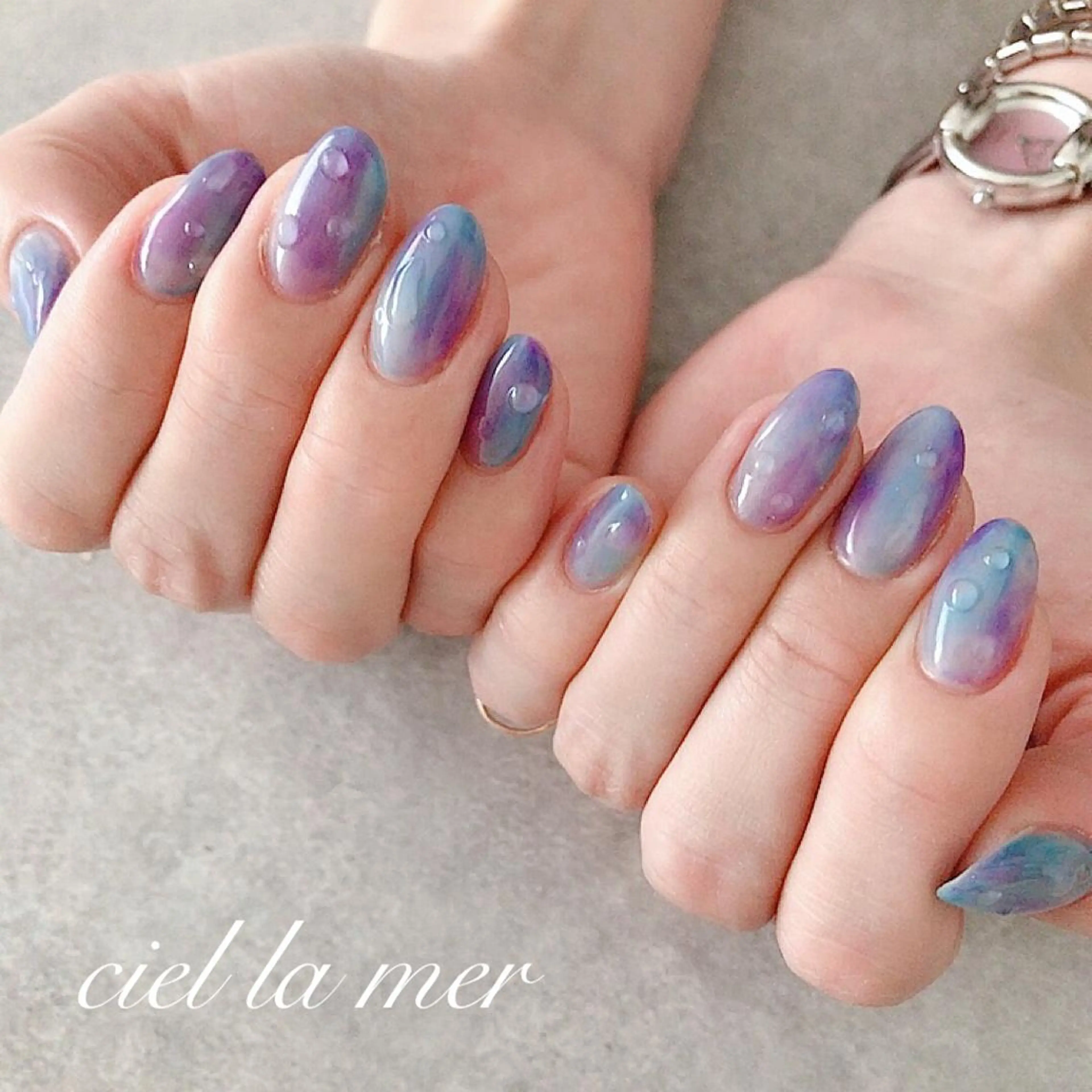 ネイル ハンドネイル フットネイル ciel la merのネイルデザイン