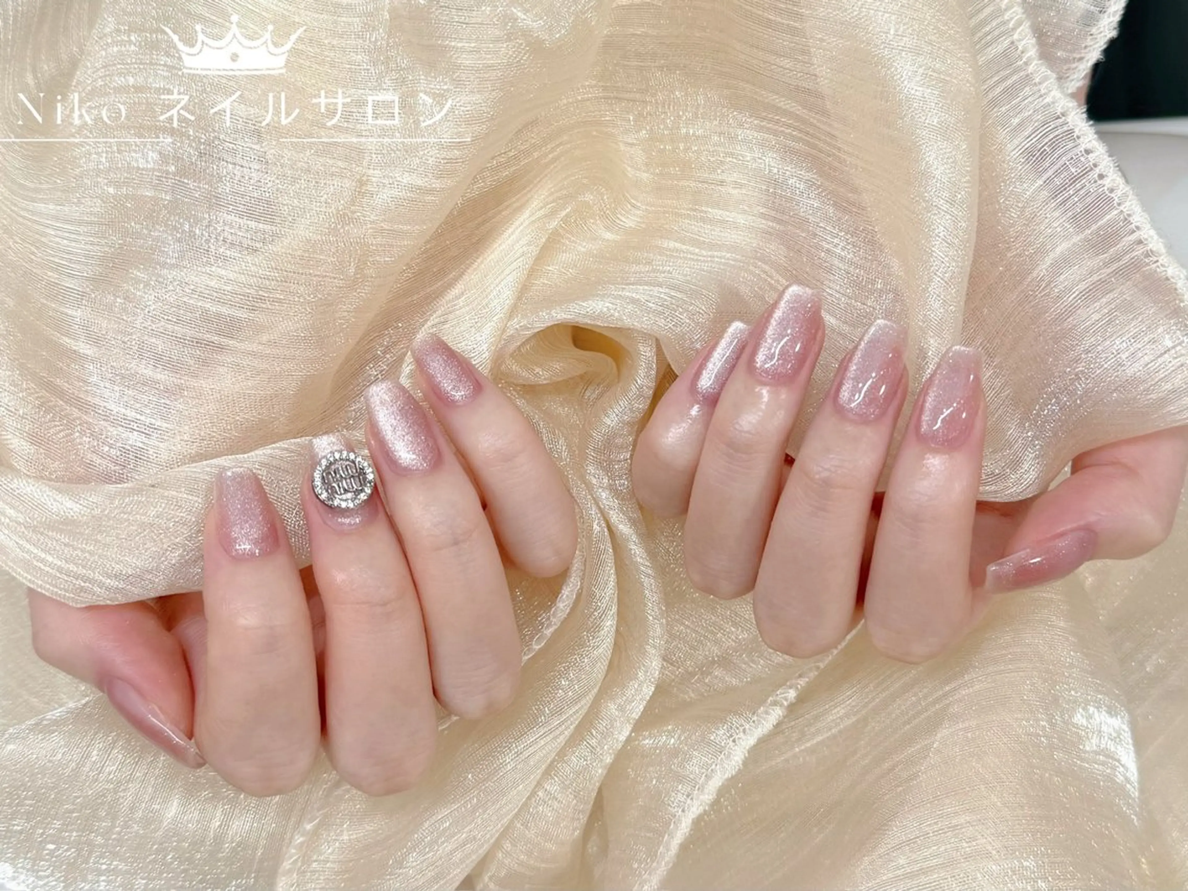 2級持ち研修ネイリスト　マグネットワンカラー 1980の写真