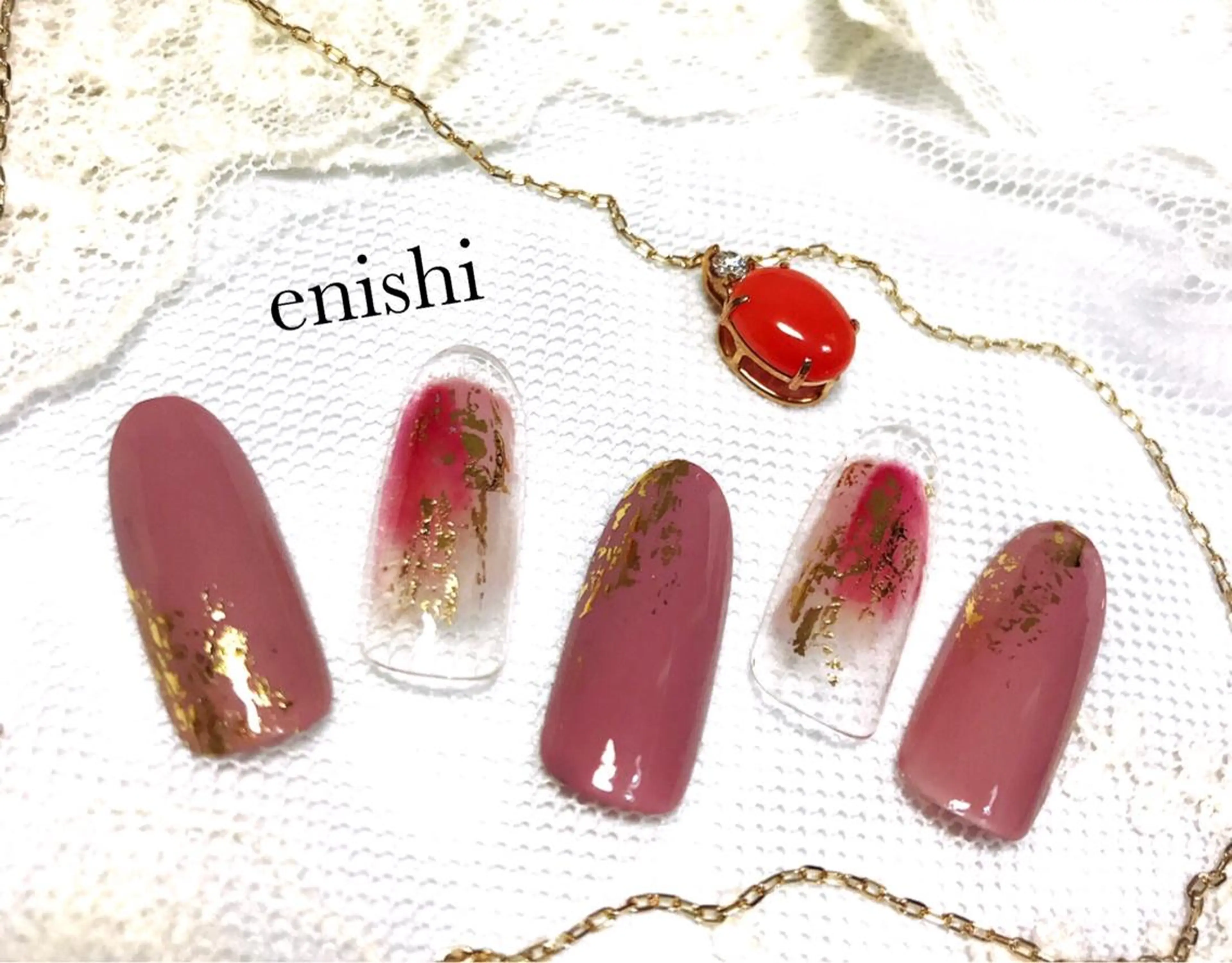 ネイル ニュアンスネイル Nail Salon enishiのネイルデザイン
