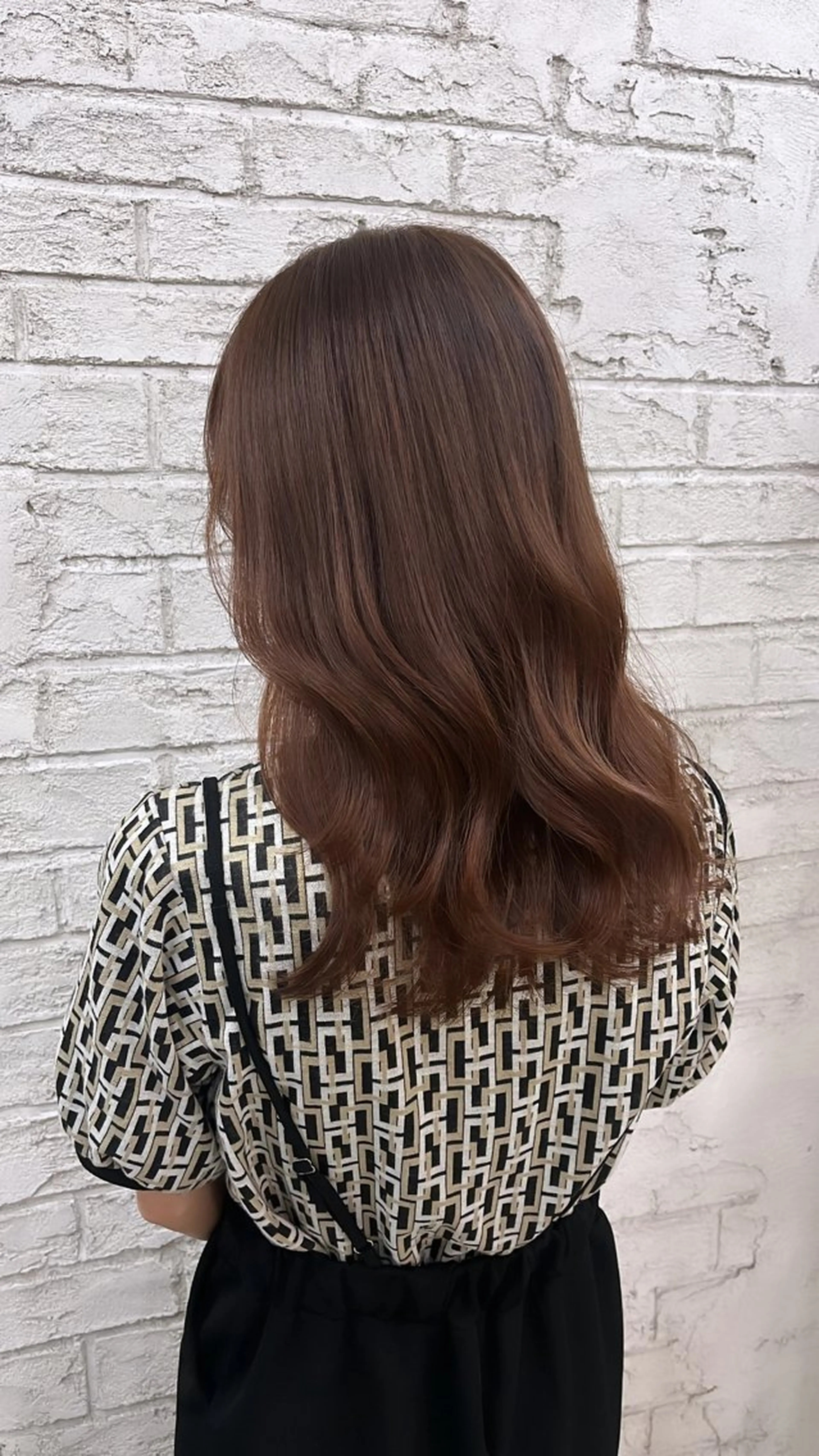 ロング カラー カット ヘアカラー トリートメント 🪽髪質改善矯正 🤍MIU🤍のヘアスタイル