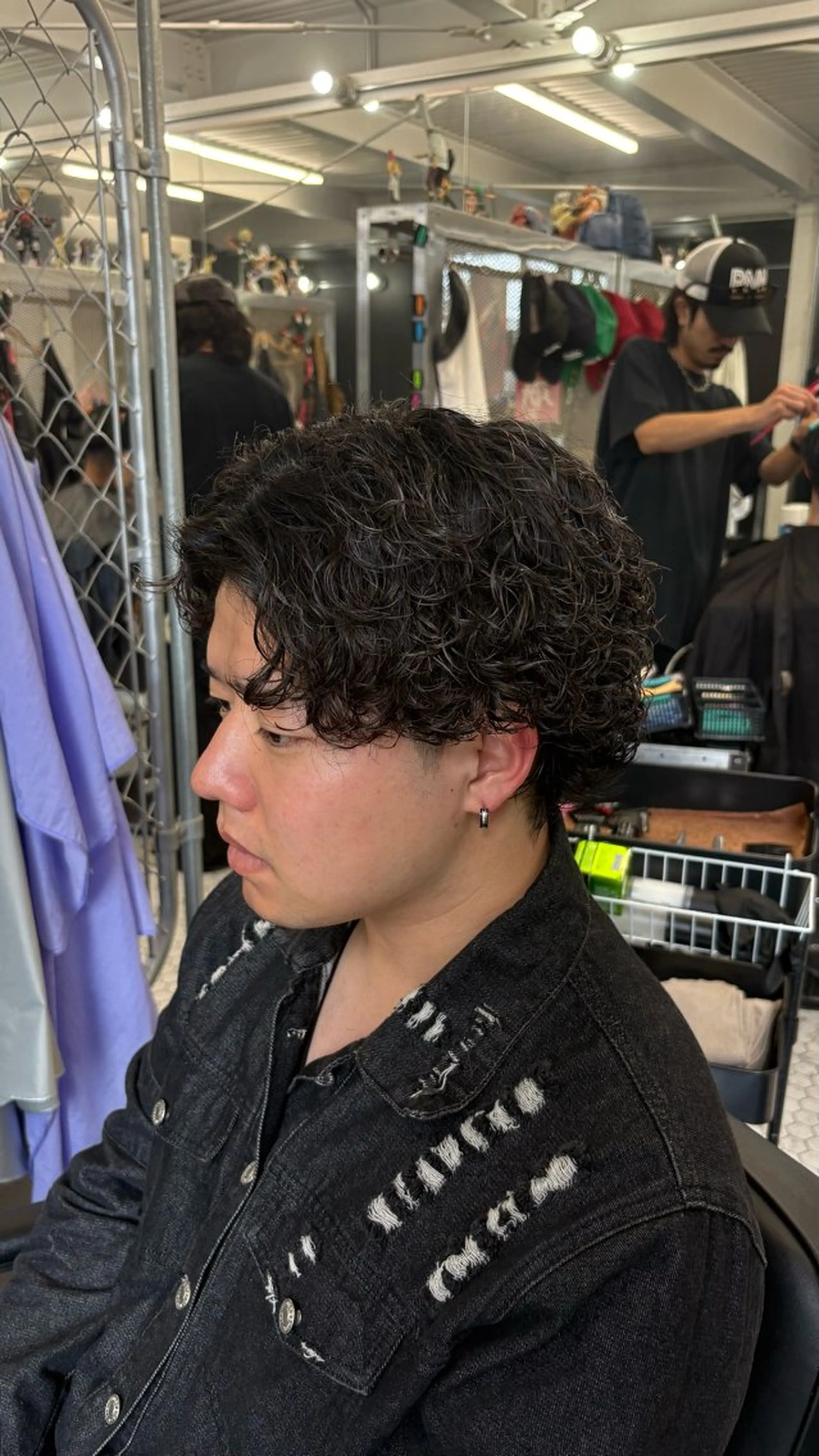 メンズ カット パーマ 💎RIPLAY 田中凜鳳💎のヘアスタイル