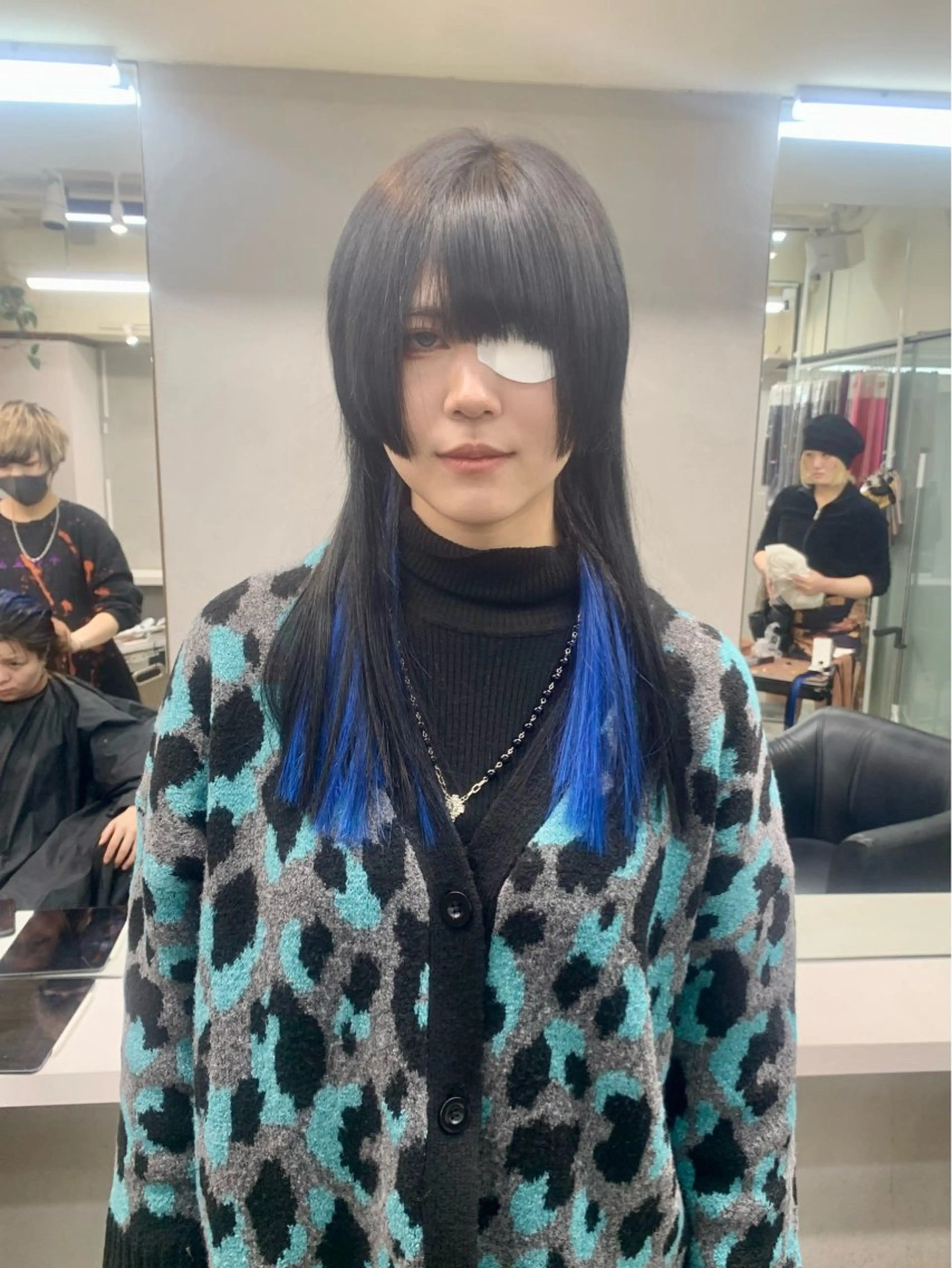 【✔💯ちょっとしたスタイルチェンジに💯】ワンカラー＋シールエクステ40枚✨💇‍♀️の写真