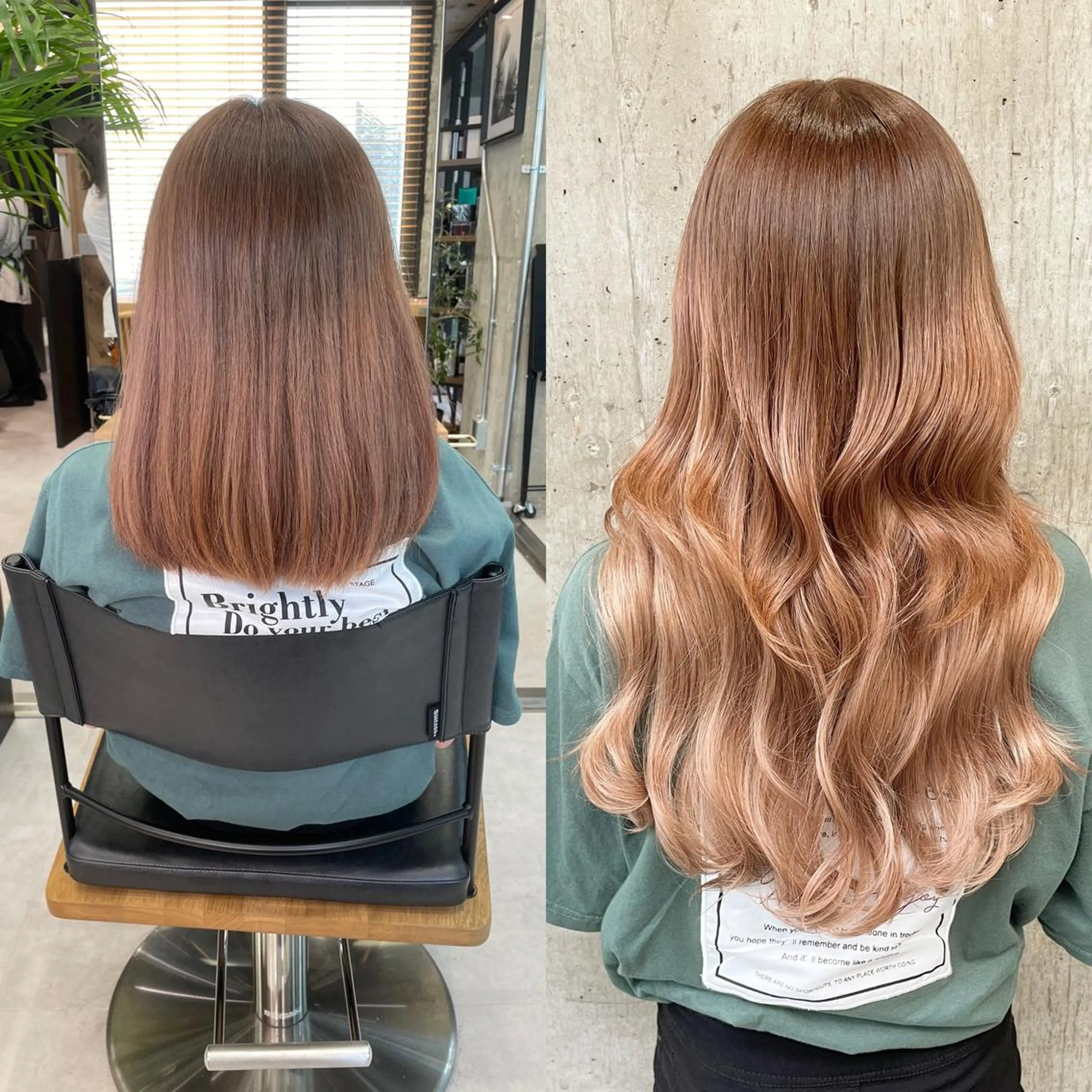 ロング カラー ヘアアレンジ エクステ TATSUYA アートディレクターのヘアスタイル