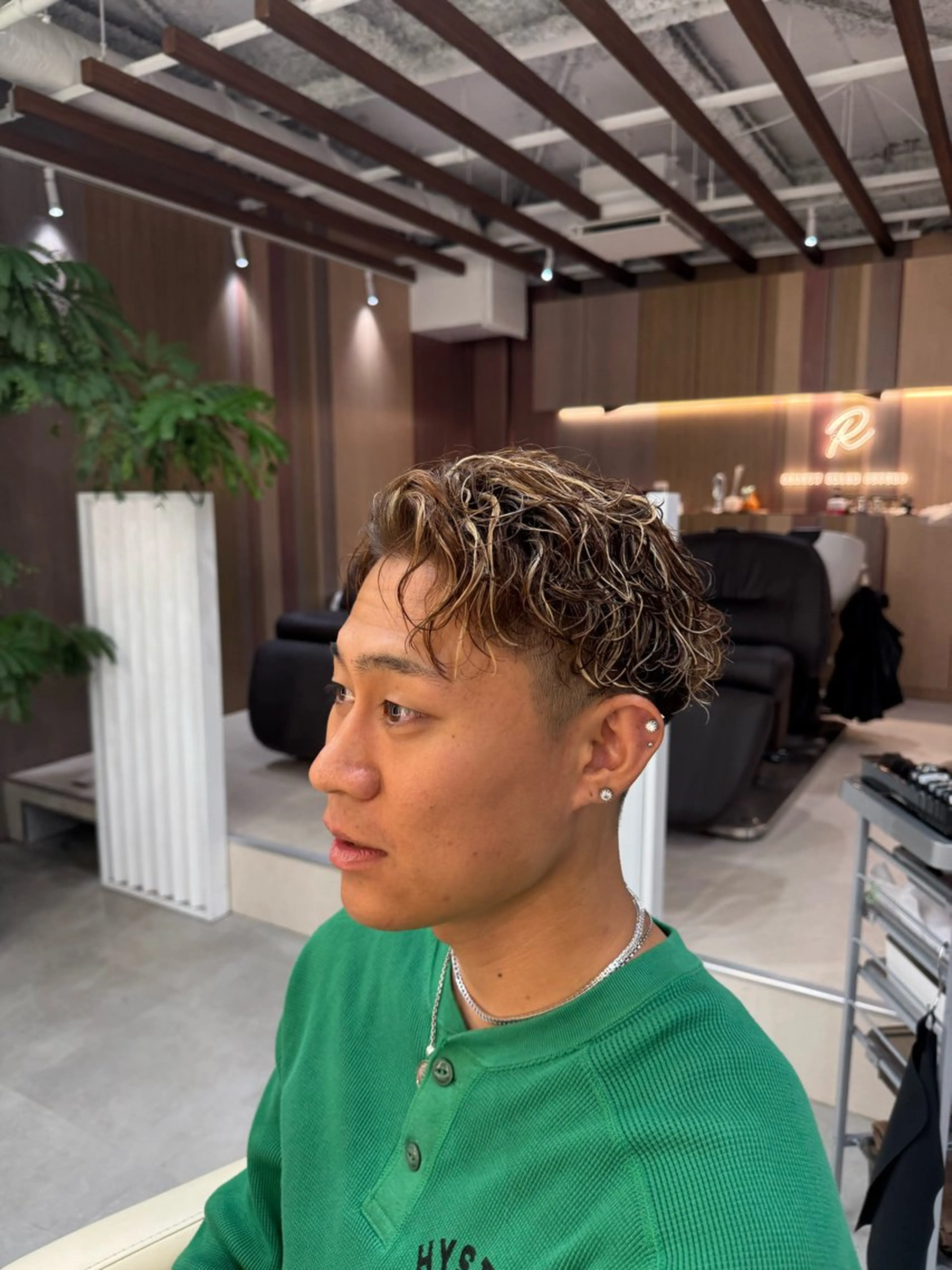 カラー パーマ メンズ 山下 光太郎のヘアスタイル