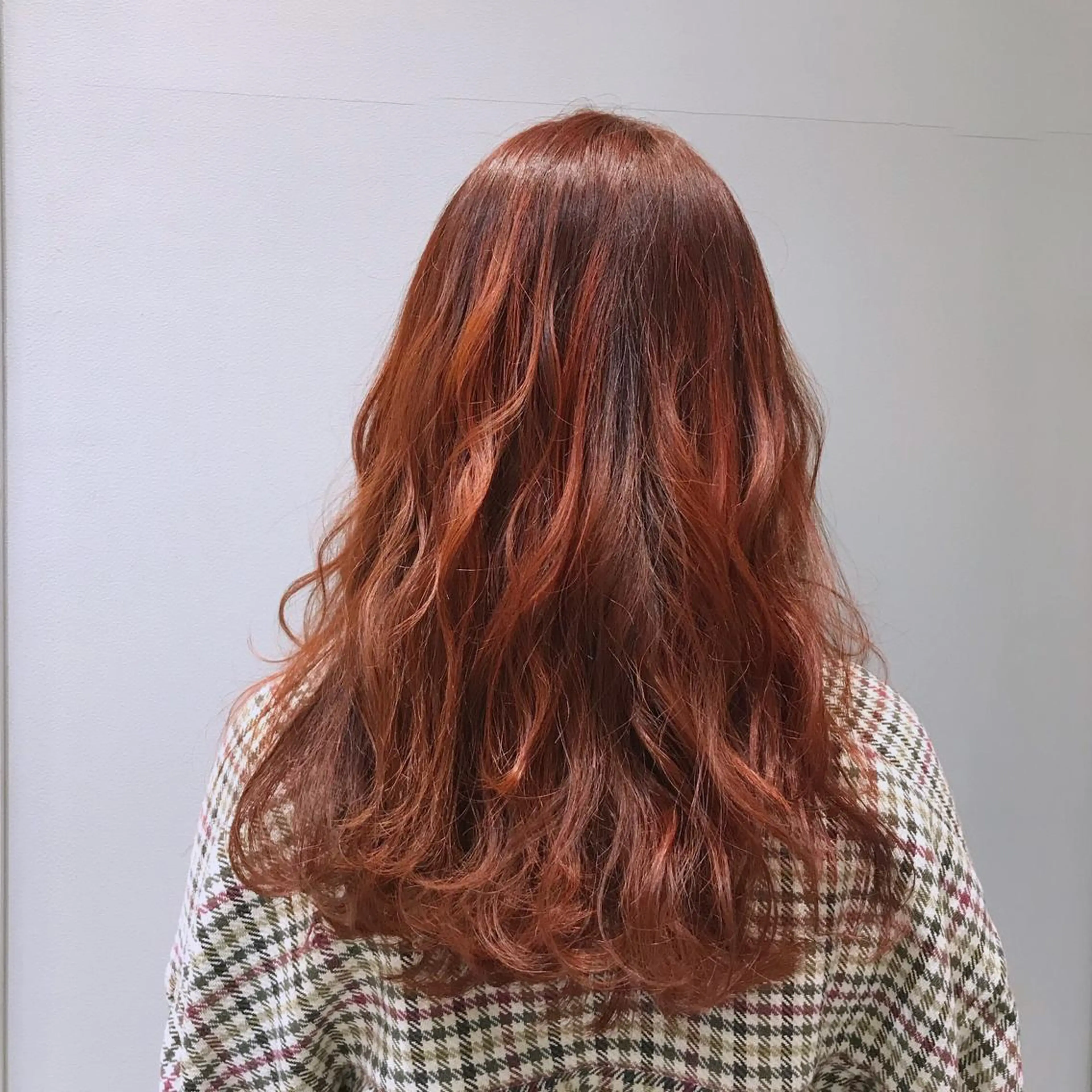 ロング カラー オレンジ 大人可愛いHair ❤︎Ayakoのヘアスタイル