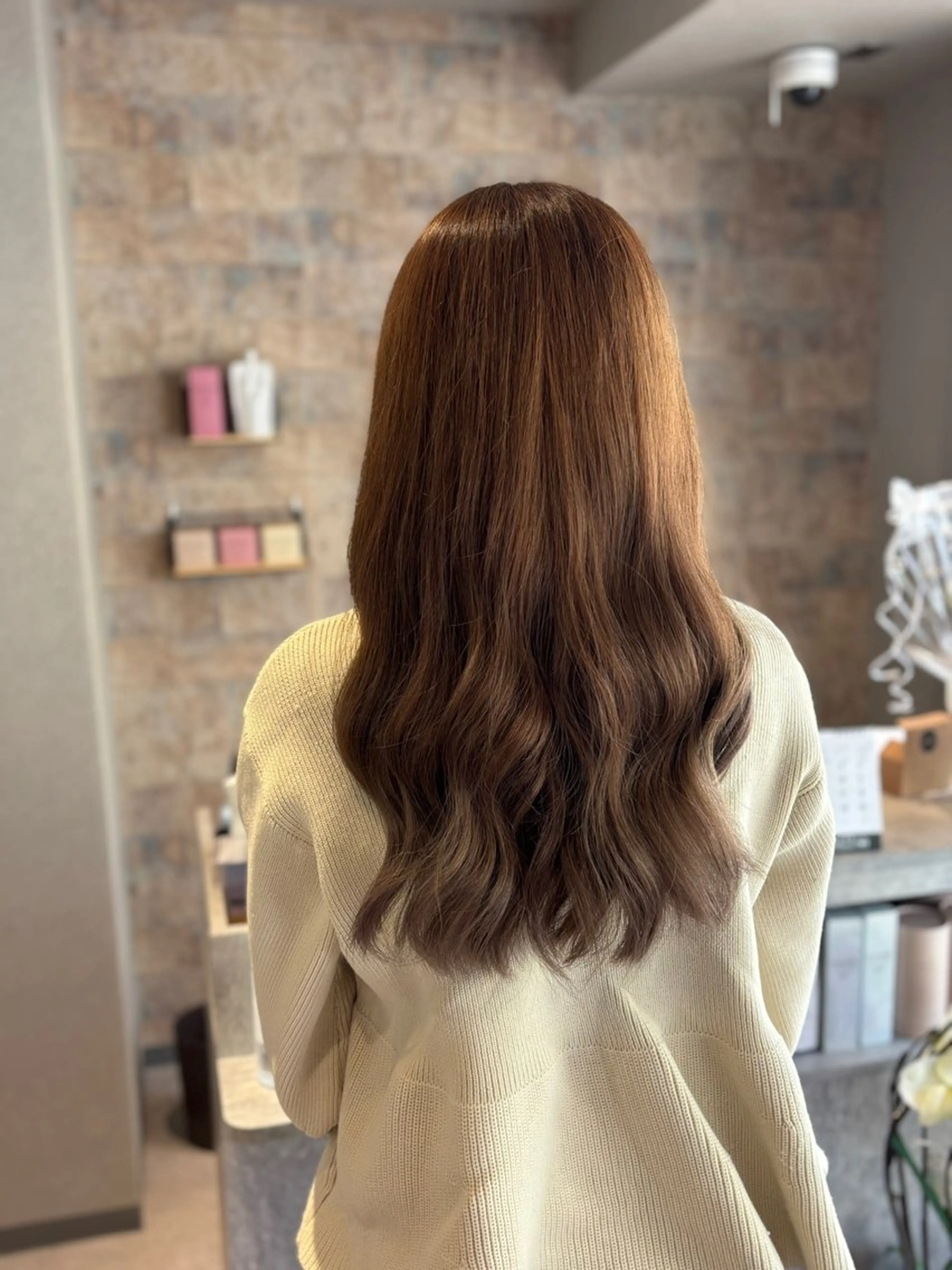 ロング 加藤 藍のヘアスタイル
