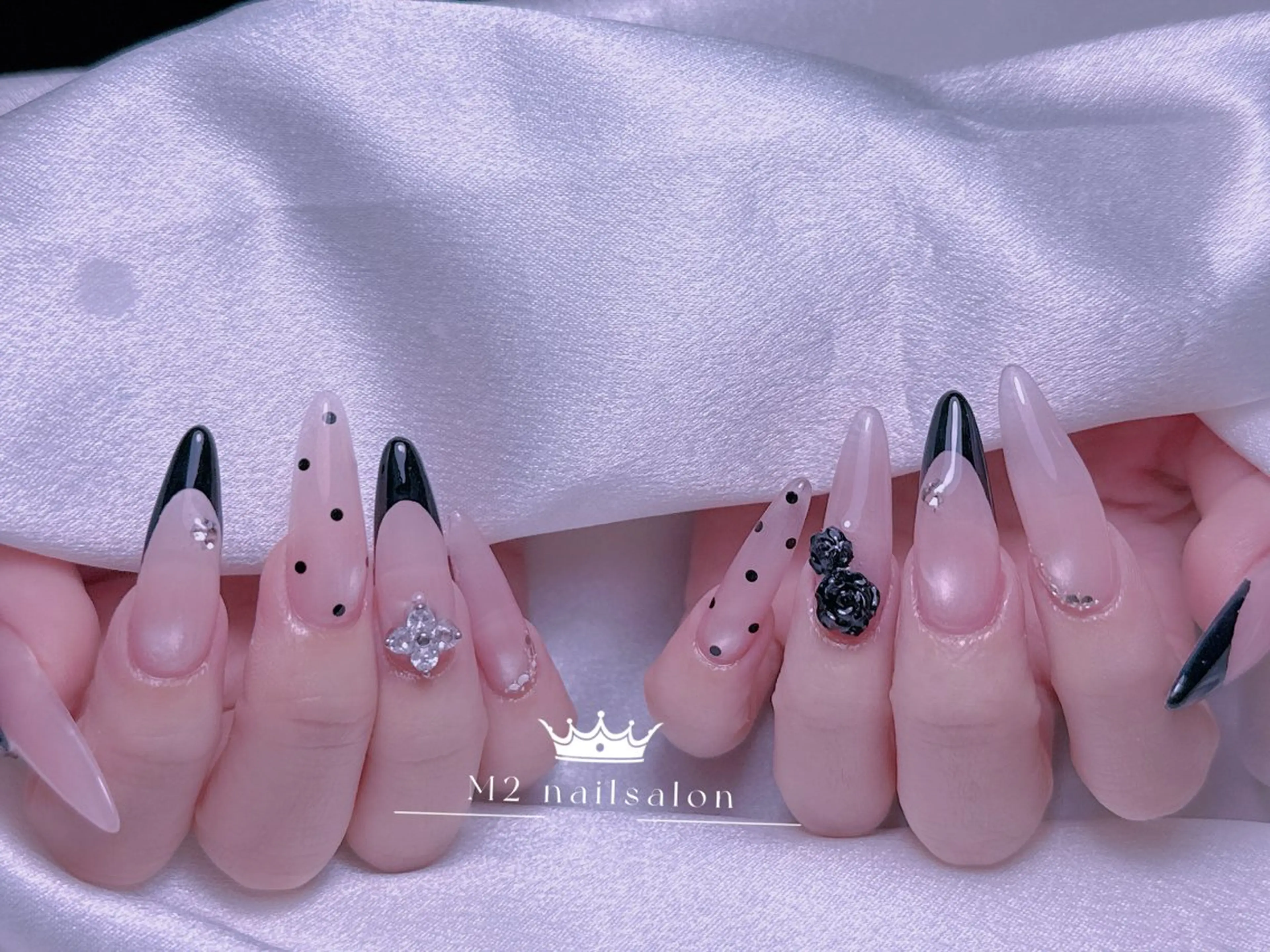 ネイル ハンドネイル 長さだし専門店 M2　rikaのネイルデザイン