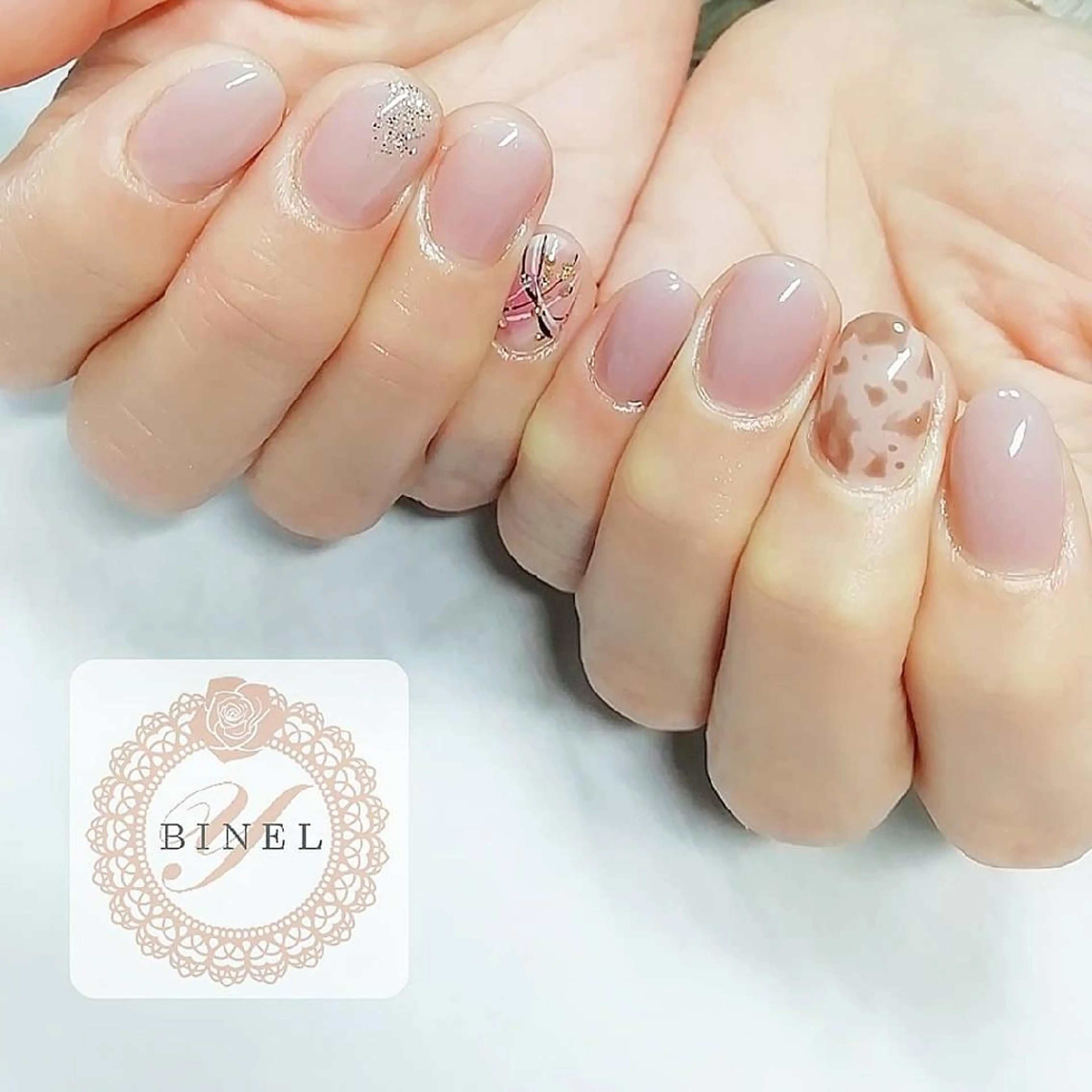 ネイル ハンドネイル Nail Salon Y.BINELのネイルデザイン