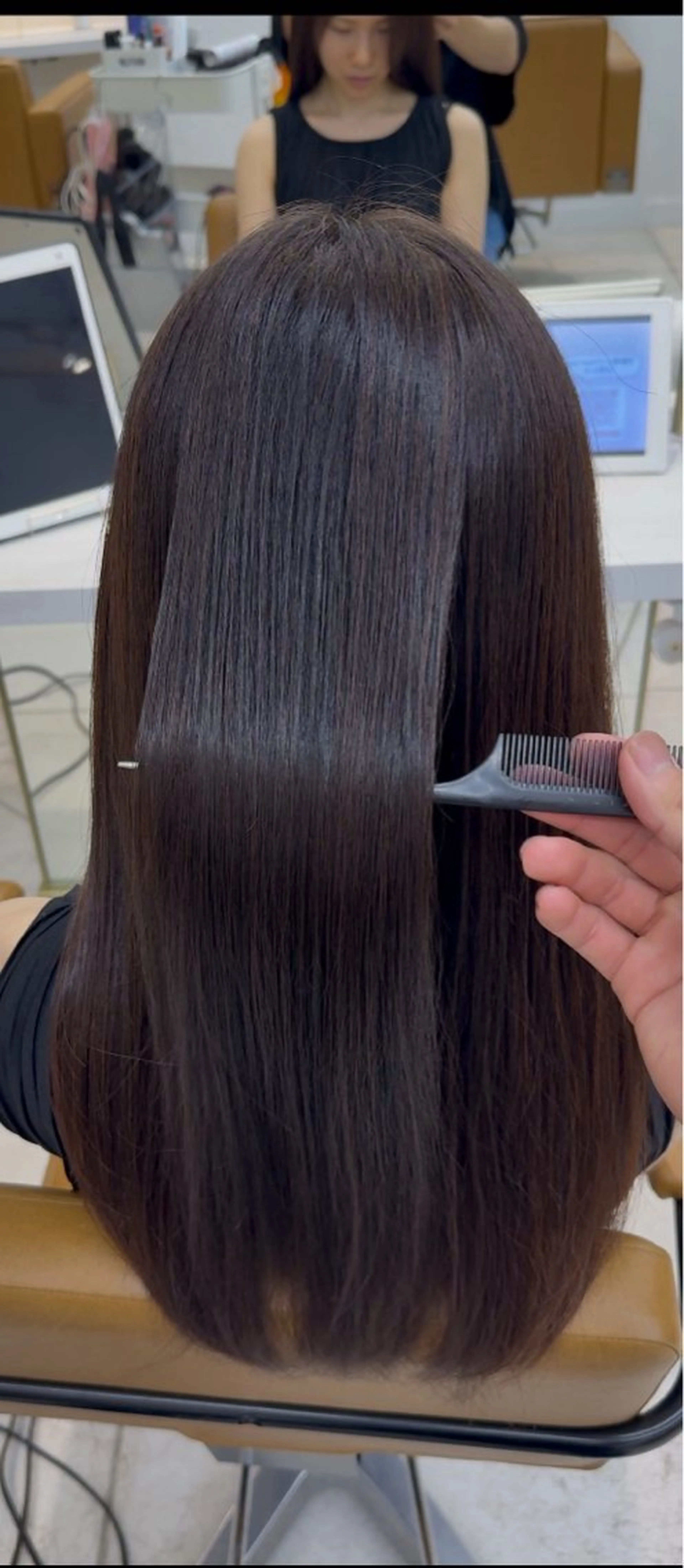 ロング 中顔面短縮 顔まわり新田大翔のヘアスタイル