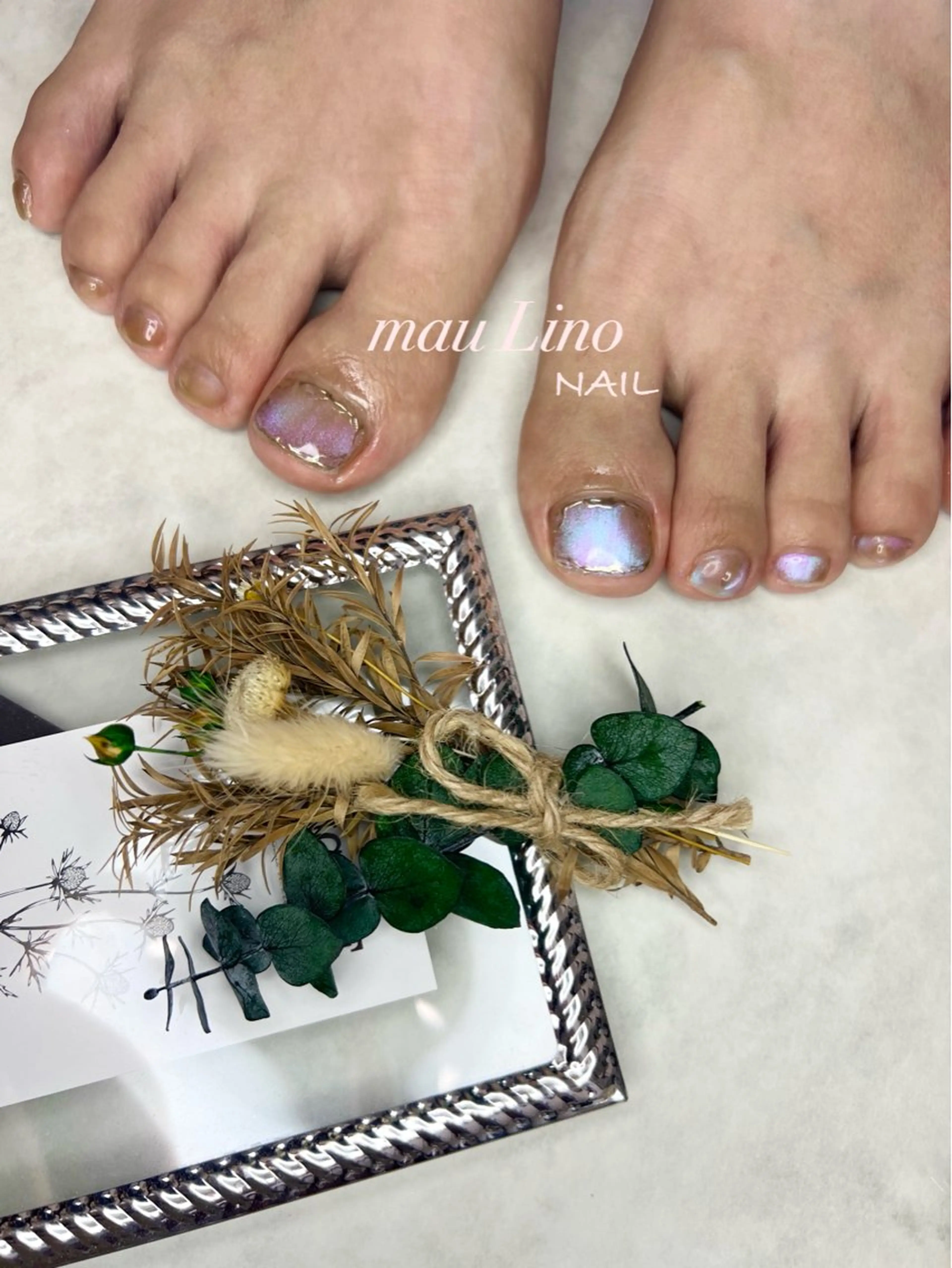 ネイル フットネイル mau Lino    NAIL所属・GELo nail~#19~のネイルデザイン