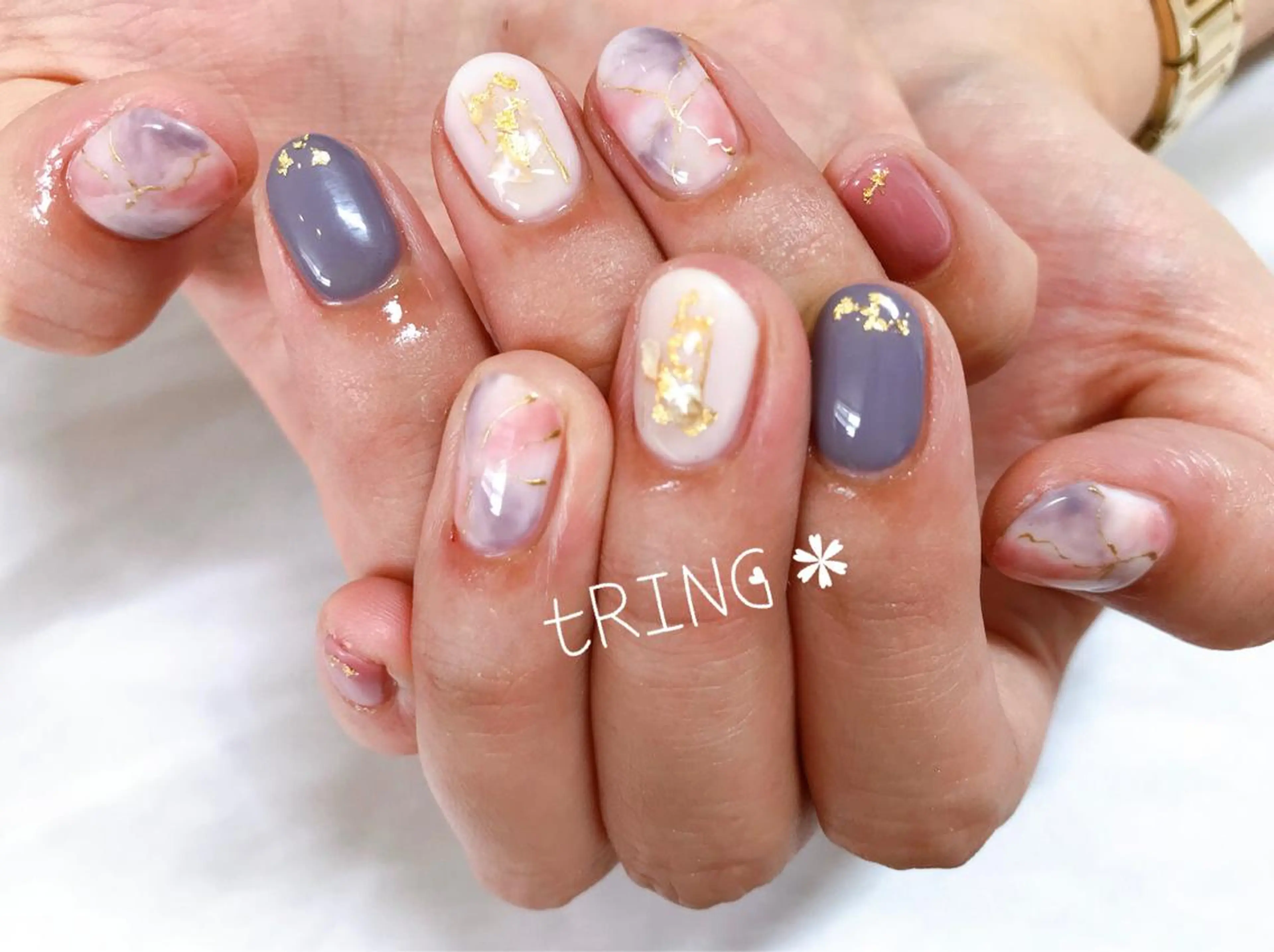 ネイル tRING＊ しいの木台のネイルデザイン