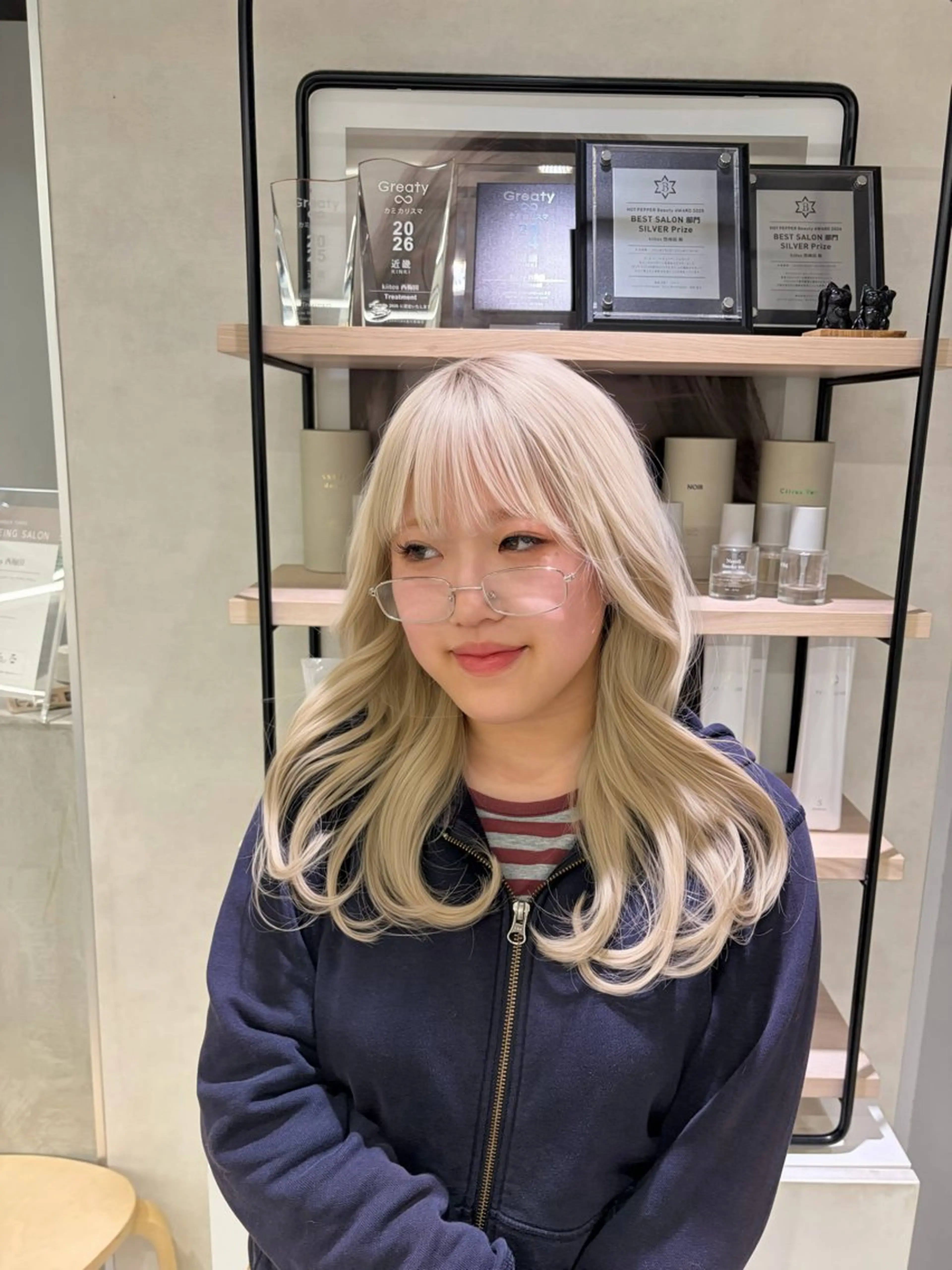 セミロング ayari🌸西梅田 カットモデル募集中✨のヘアスタイル