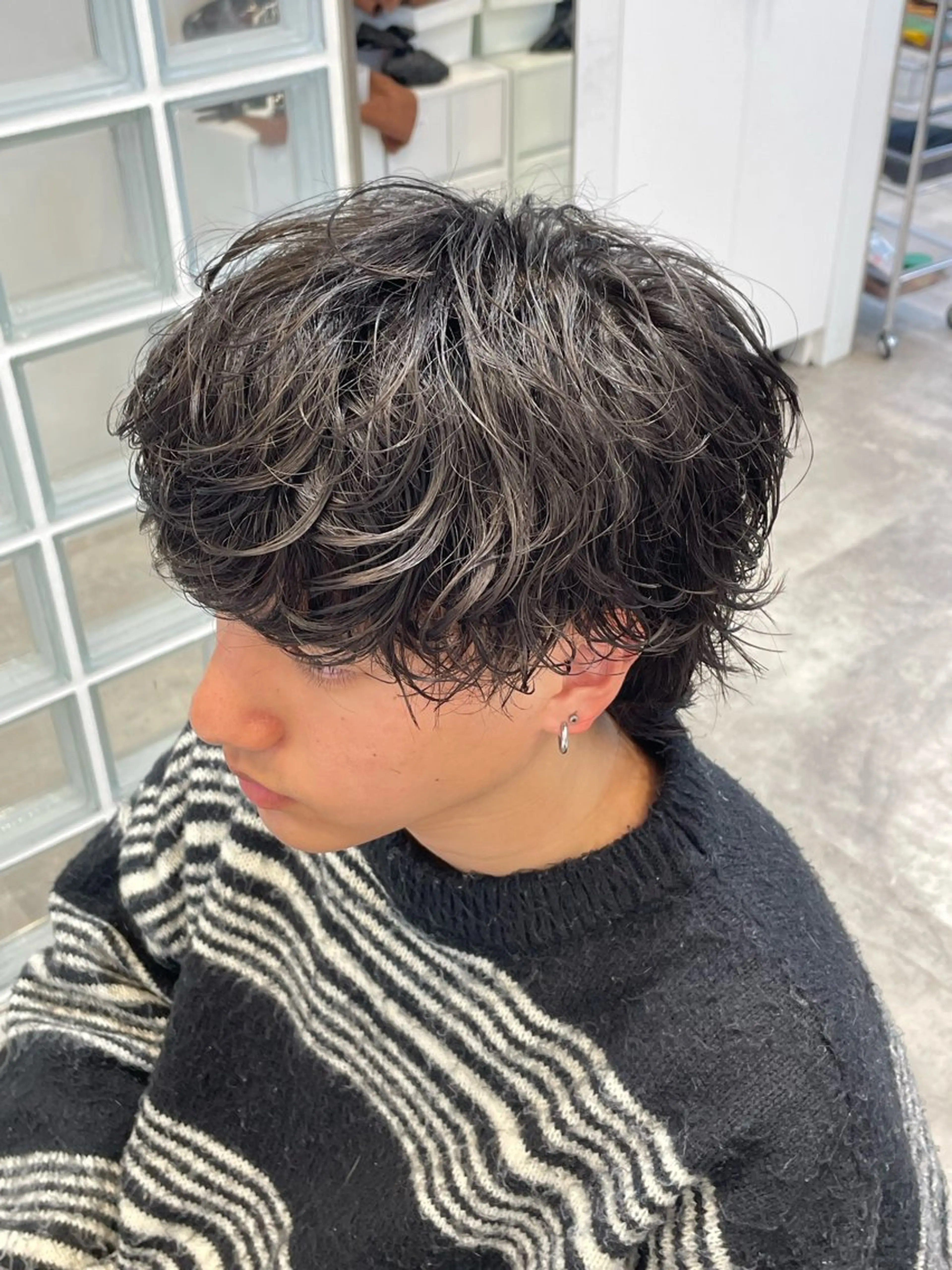 パーマ メンズ カット パーマ fifth 武正 琉生のヘアスタイル