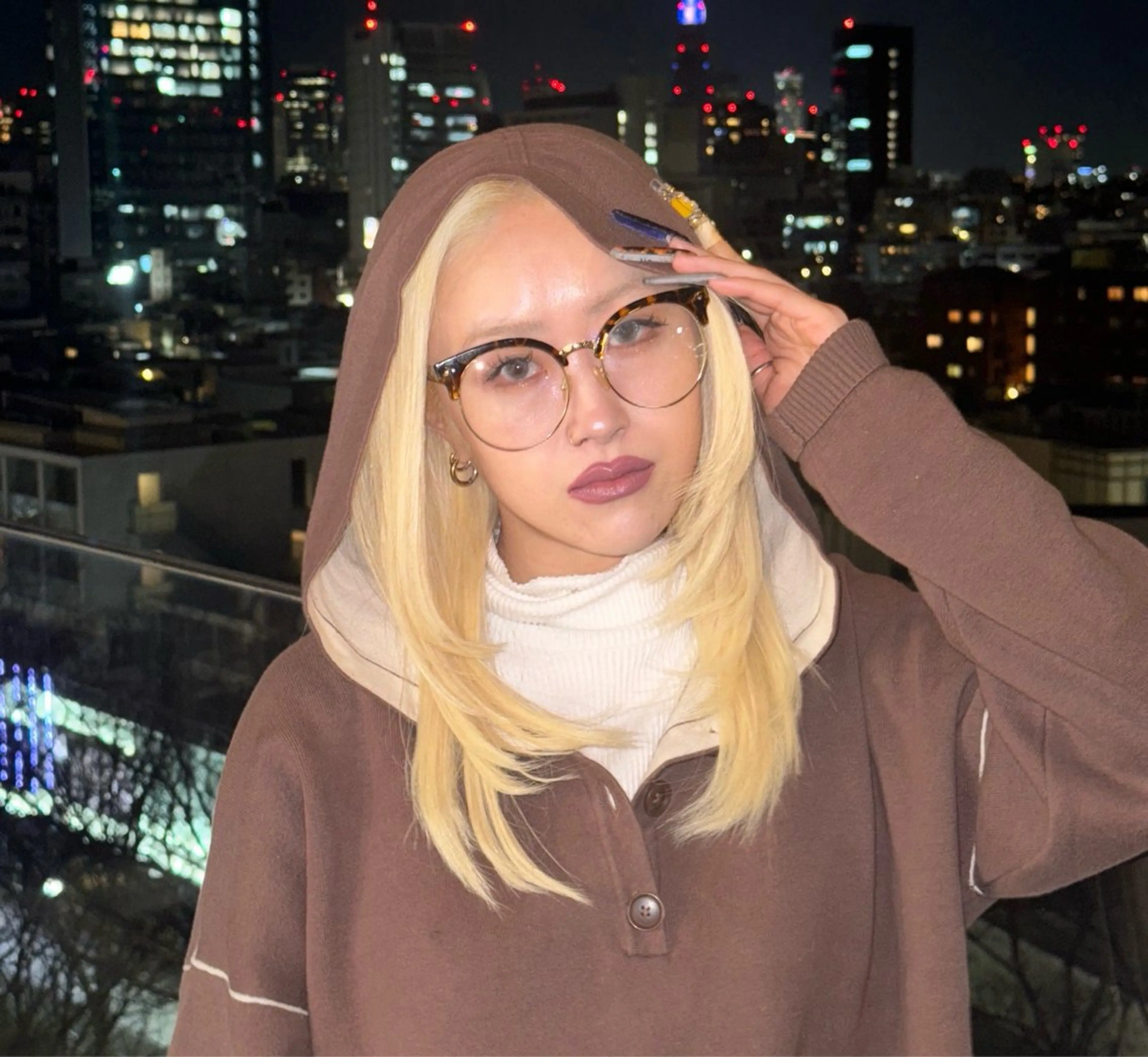 セミロング 海外風レイヤーカット Haruのヘアスタイル