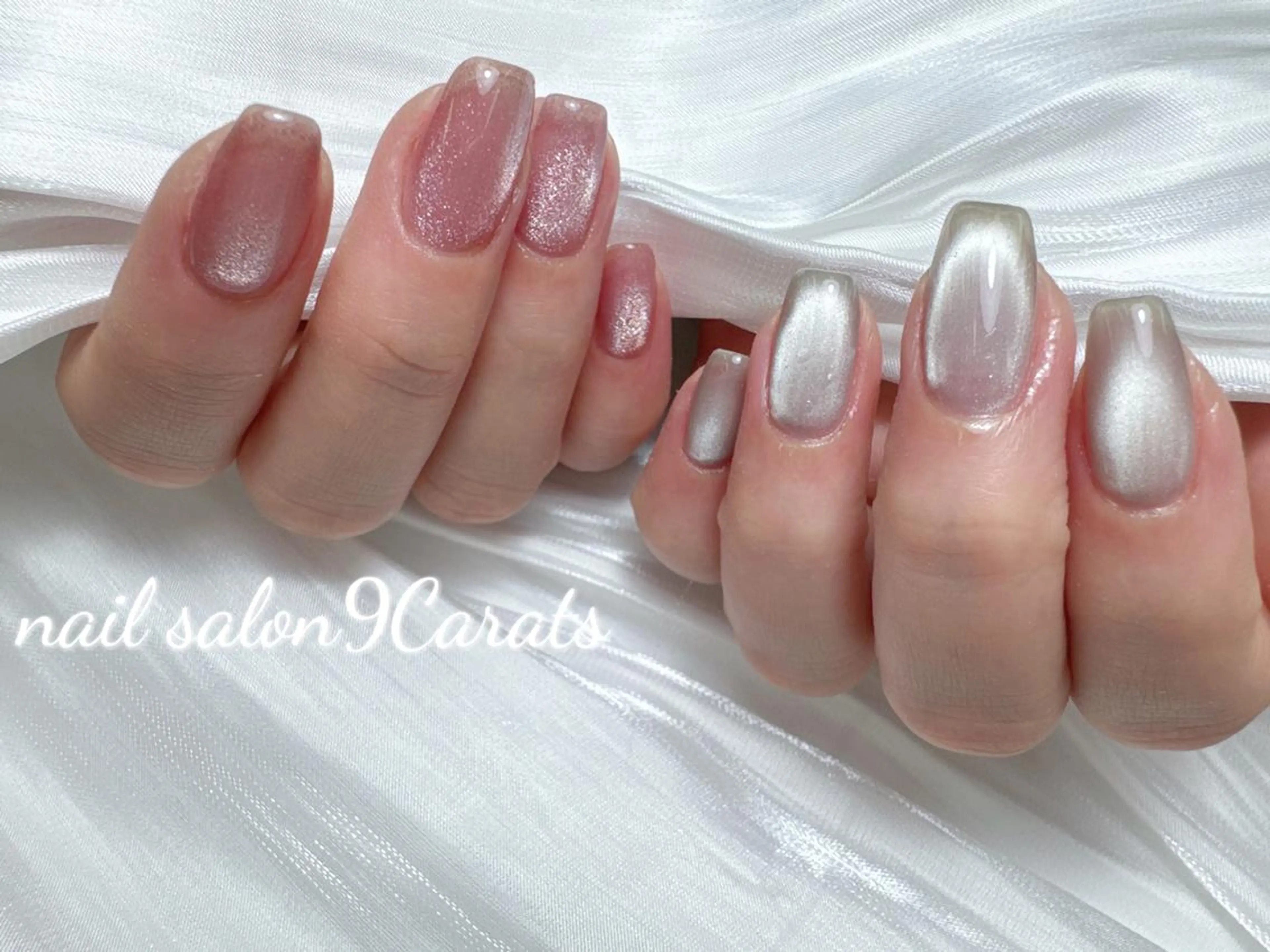 ネイル 💜ワンホンネイル ナインカラット💎のネイルデザイン