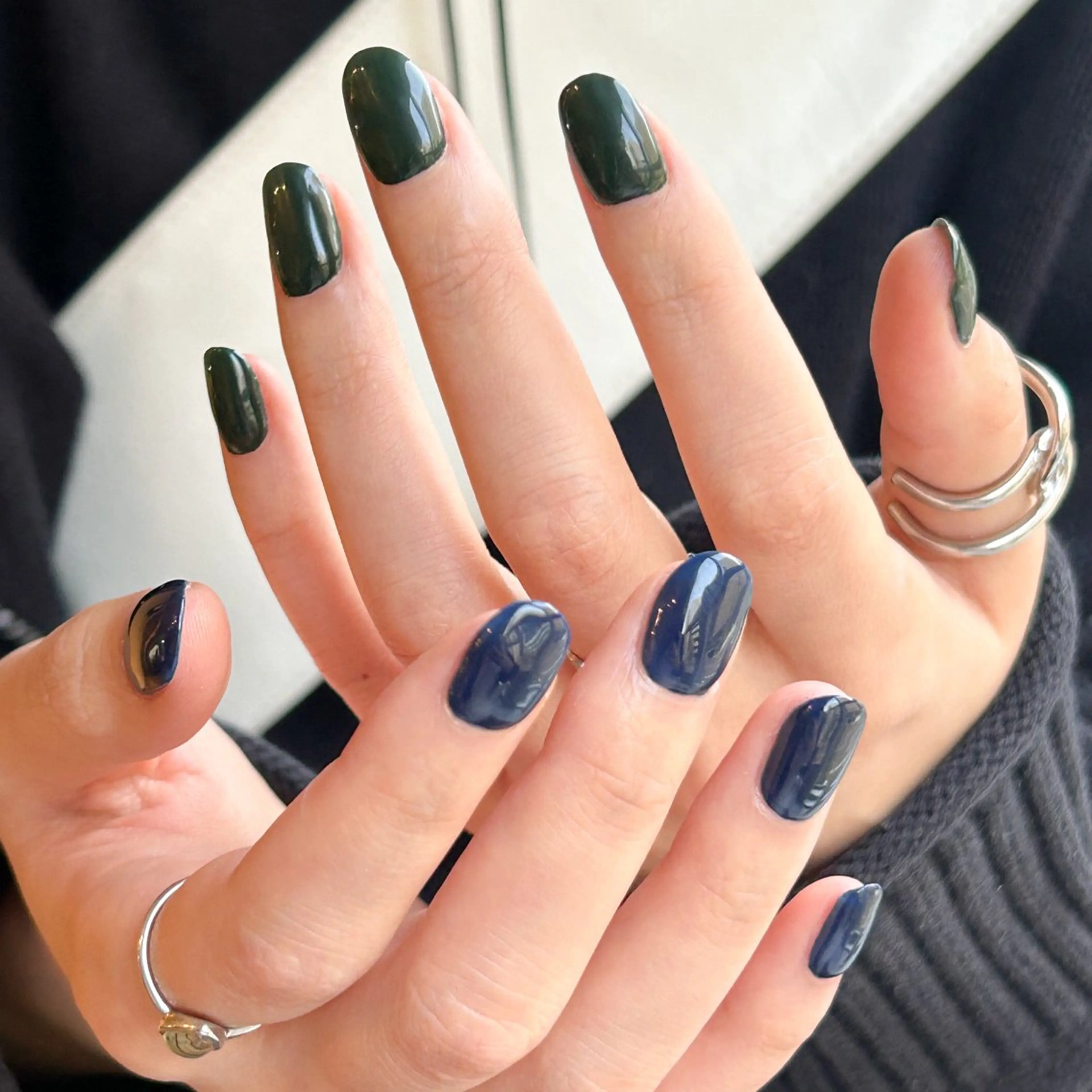 ネイル ワンカラーネイル シンプルネイル 金木犀ネイルサロン 吉田のネイルデザイン