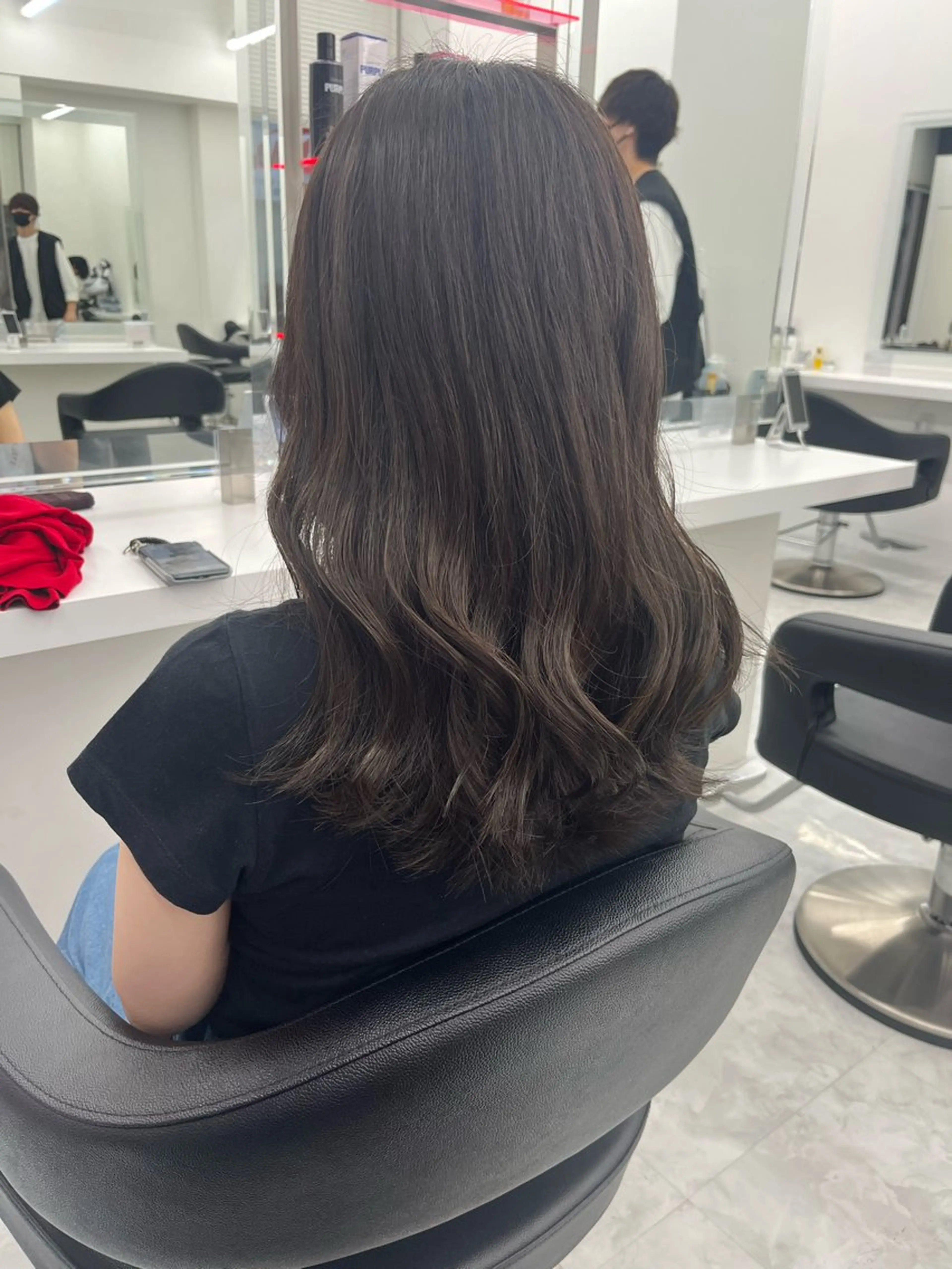 ロング カラー ブラウンカラー オリーブブラウン ヘアカラー 💖トレンド春夏 カラー💖FUTAのヘアスタイル