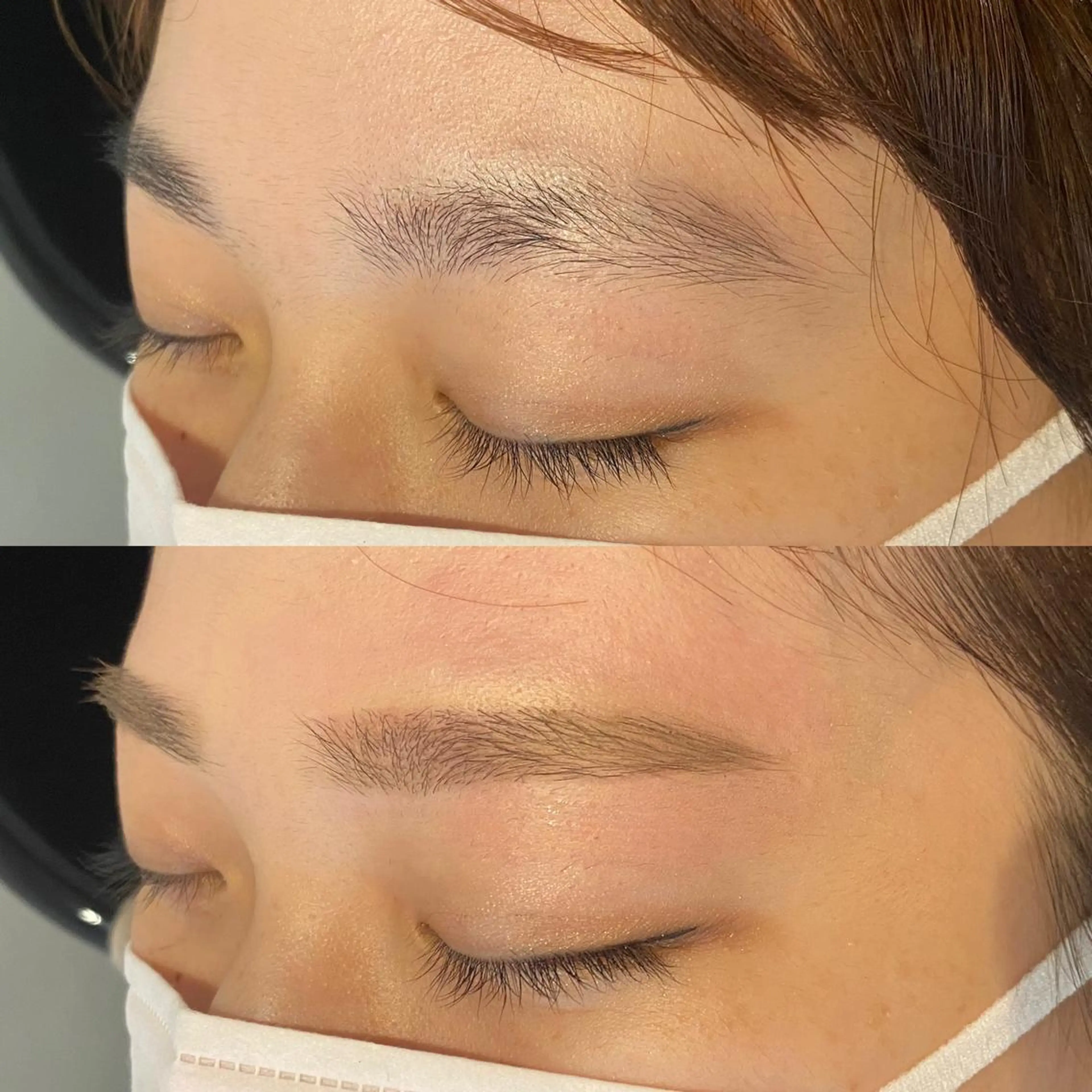 アイブロウ ワックス脱毛 眉カット pep natsumiのヘアスタイル