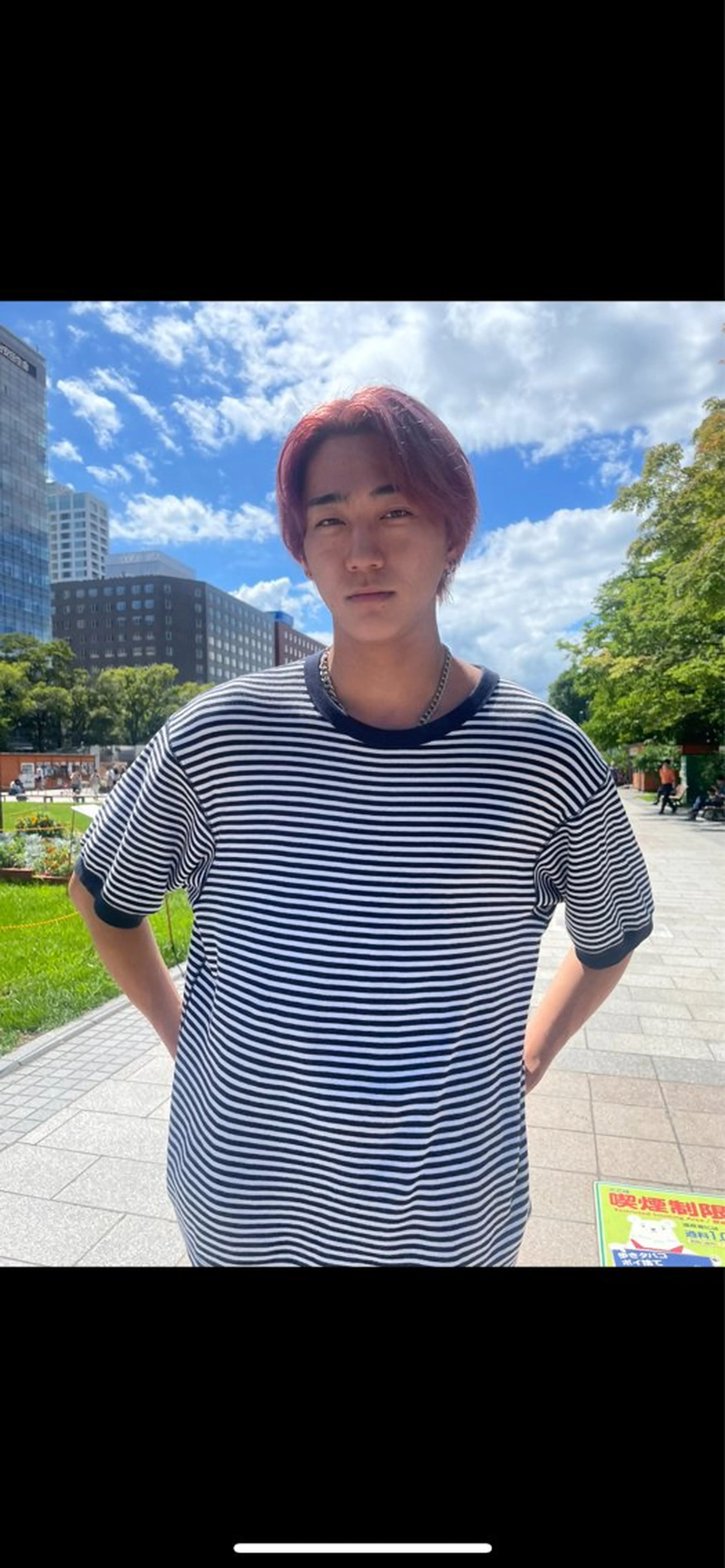 カラー メンズ ダブルカラー 【無料カットモデル】 水山まさはる🌸のヘアスタイル