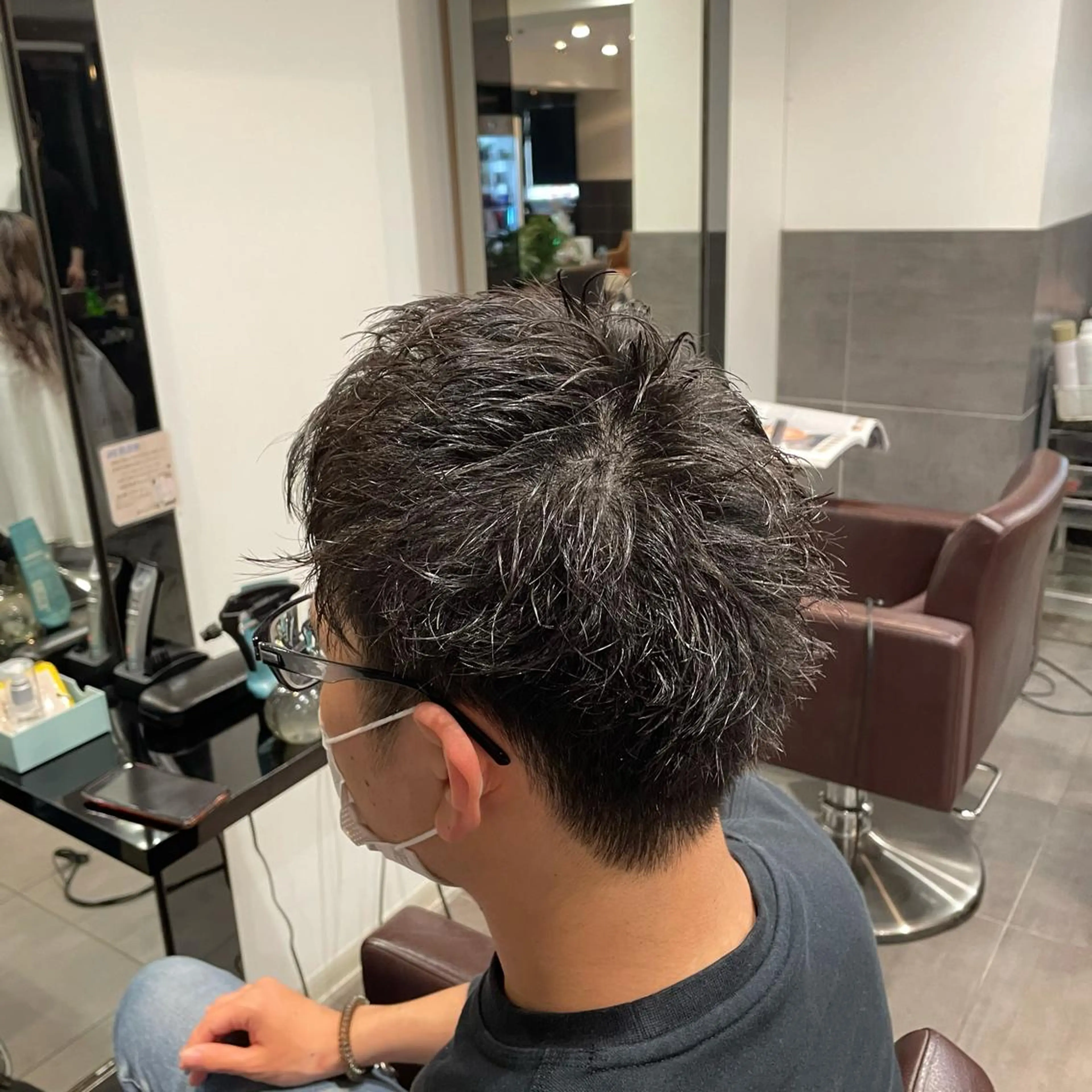 ショート パーマ メンズ 新宿御苑前/新宿 Ryuseiのヘアスタイル