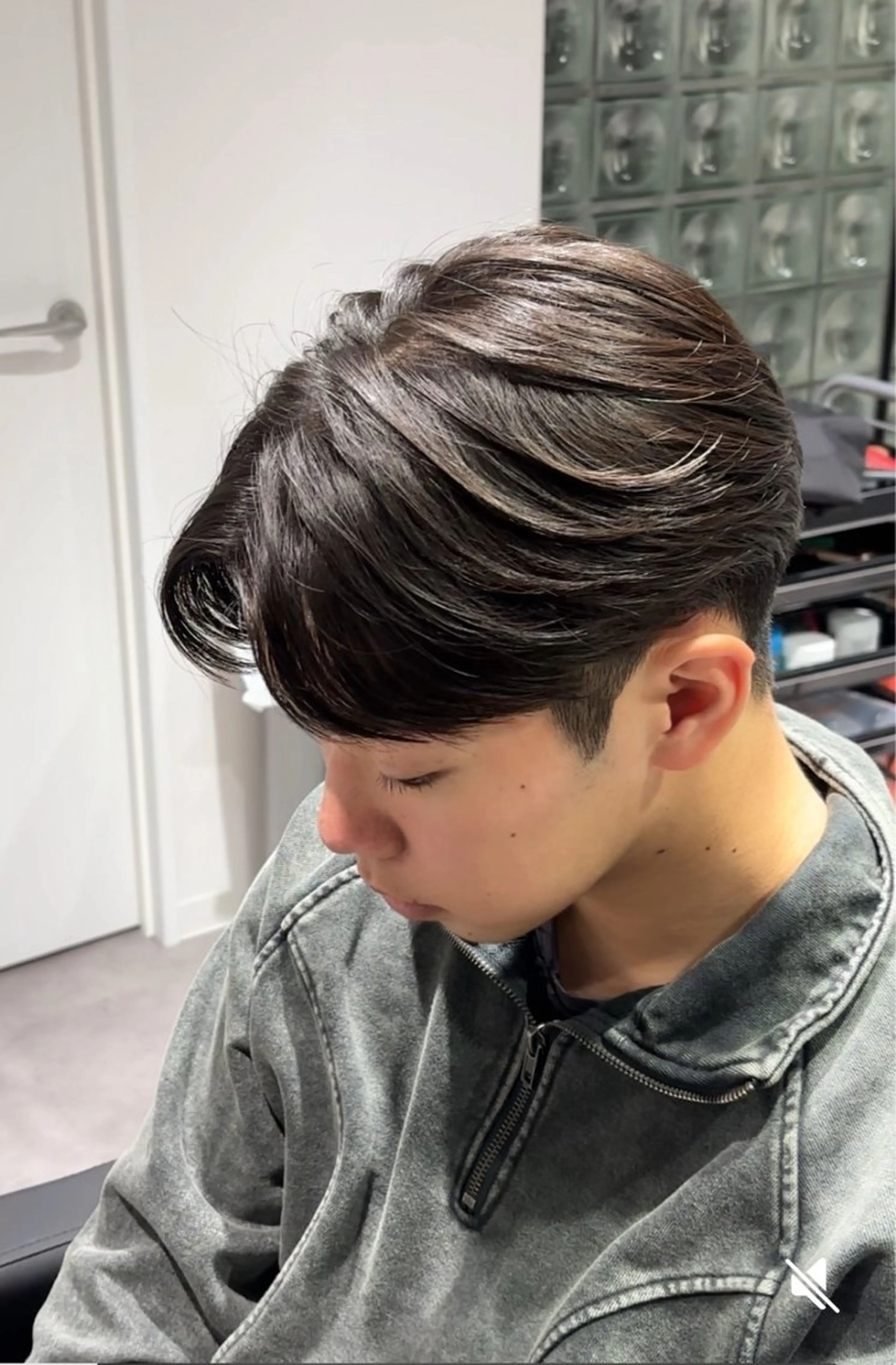 パーマ メンズ カット 縮毛矯正 メンズ縮毛矯正 高森蓮のヘアスタイル