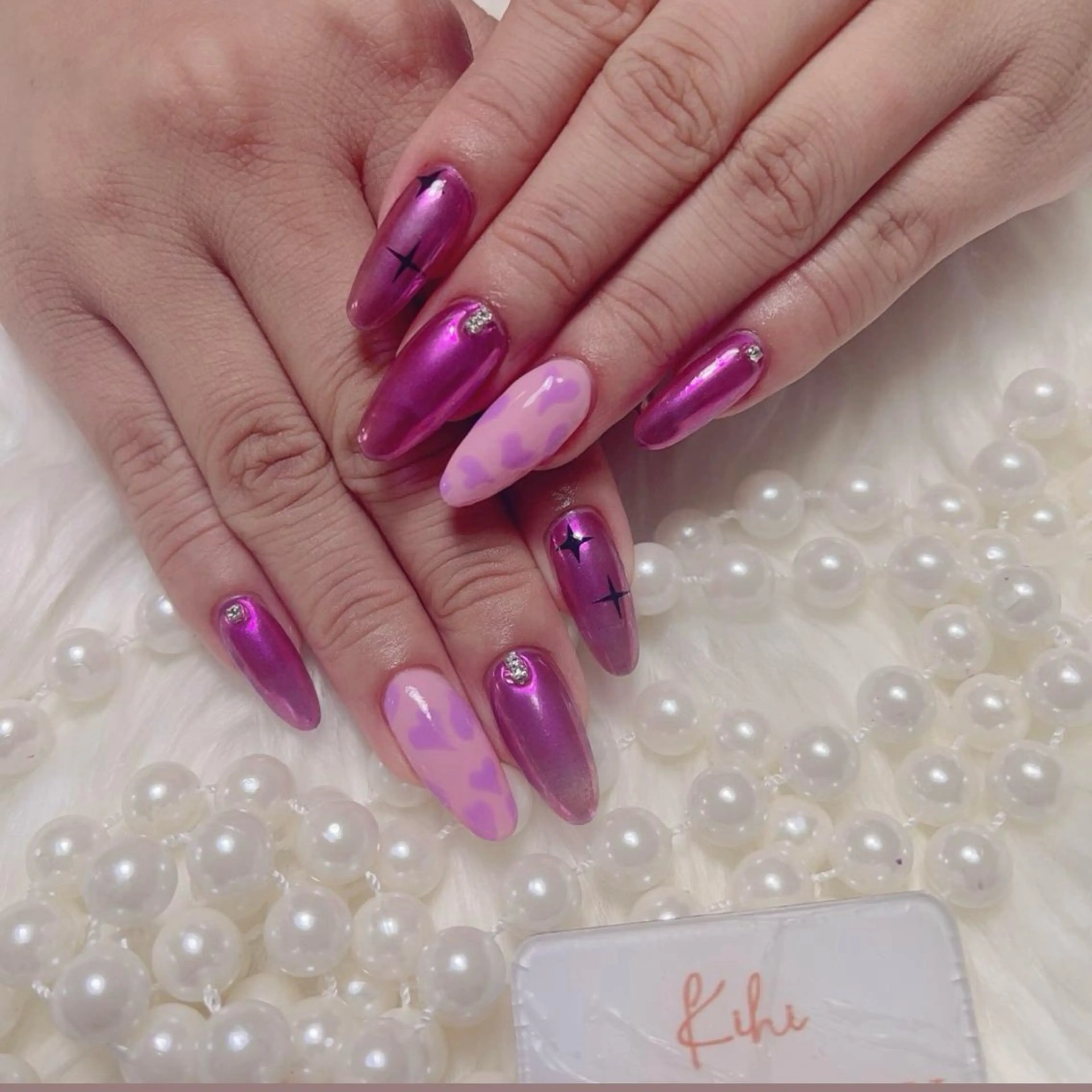 ネイル 持ち込み ネイルチップ 米澤 ハナユキのネイルデザイン