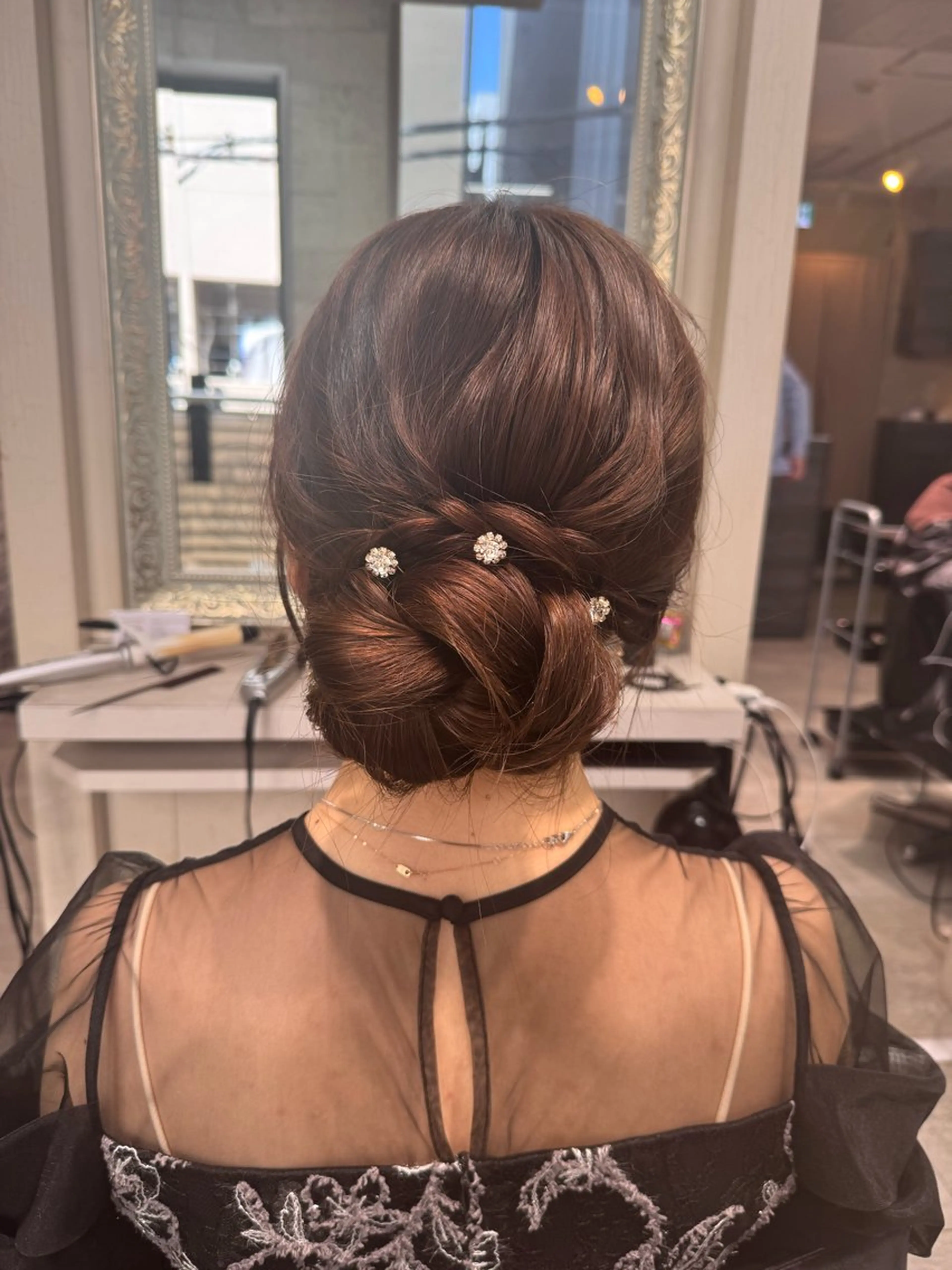 ロング 平野 世菜のヘアスタイル