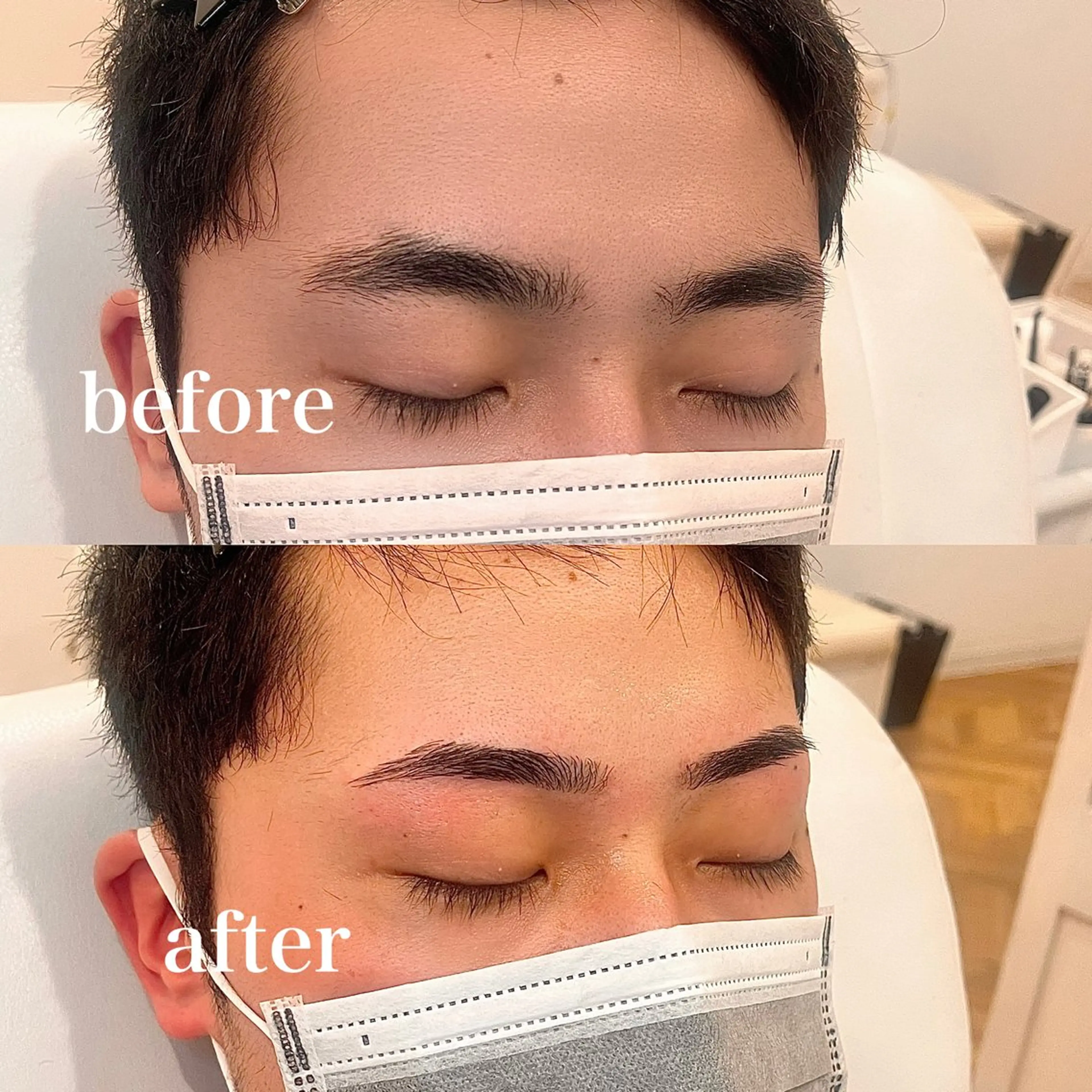 メンズ アイブロウ ワックス脱毛 眉カット その他(アイブロウ) 八田 紗希の眉毛・アイブロウイメージ