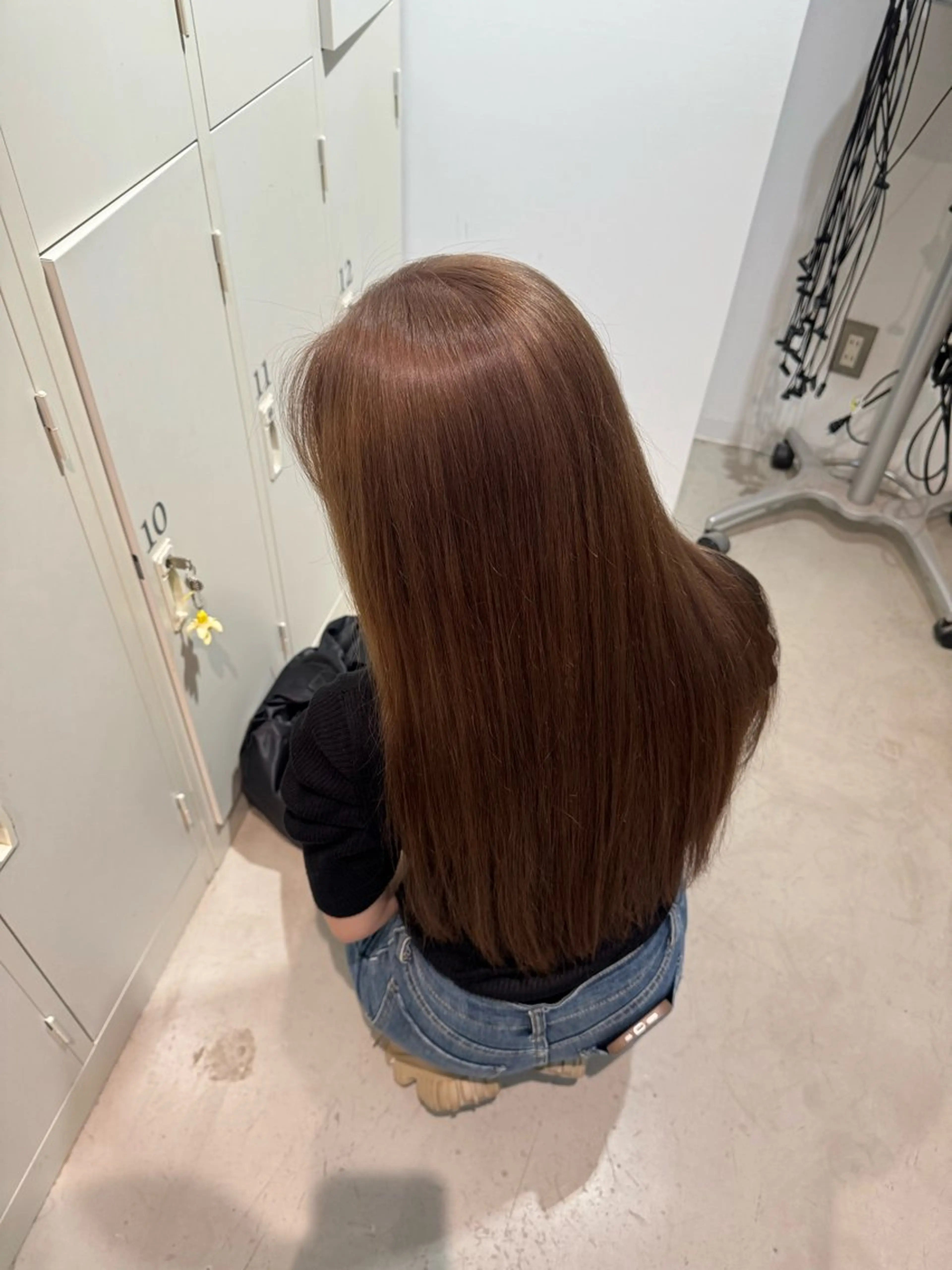 ロング カラー ヘアカラー トリートメント 店長　MANAMI ／ブリーチ／骨格ボブのヘアスタイル