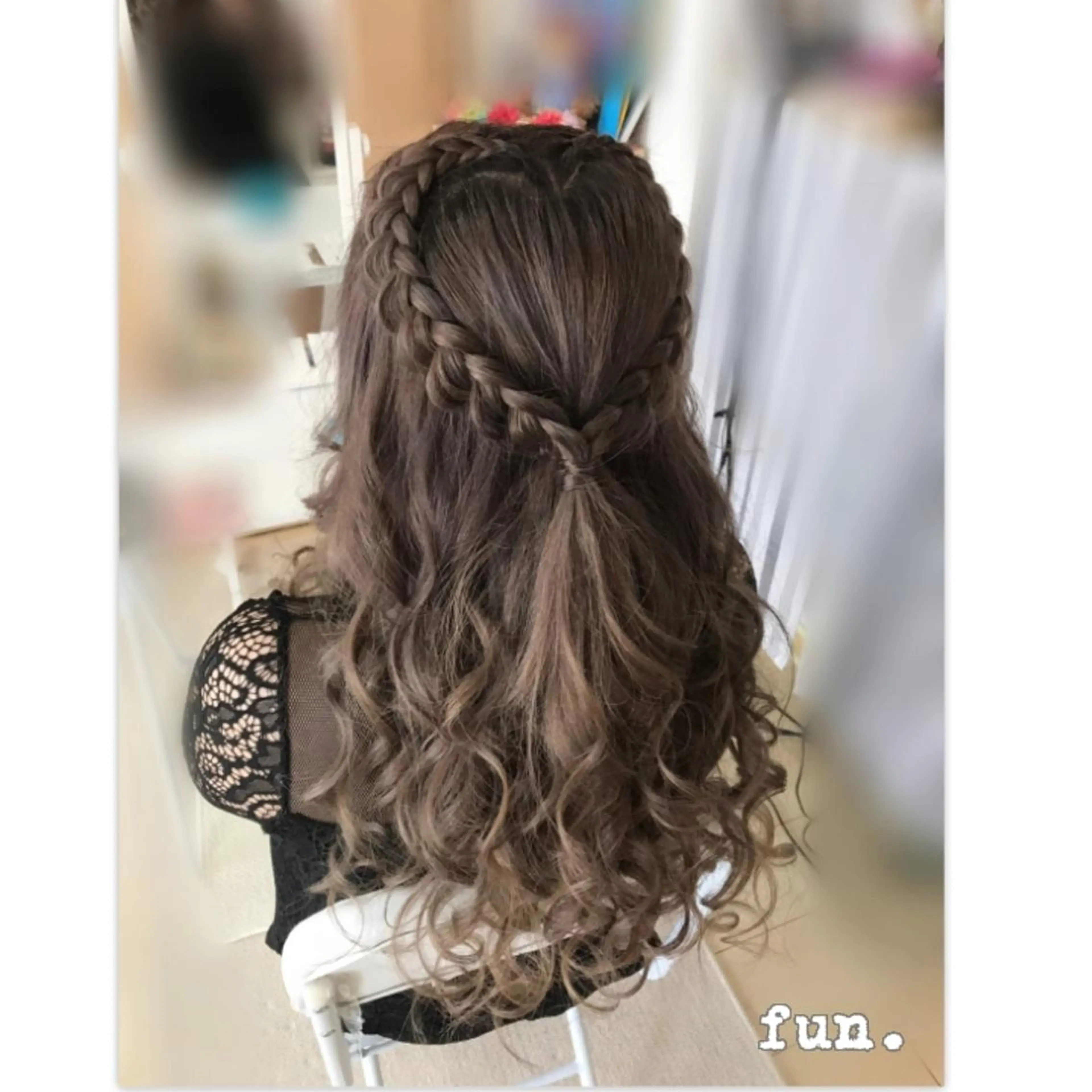 ロング ヘアアレンジ fun./ヘアセット /エクステ/着付のその他イメージ