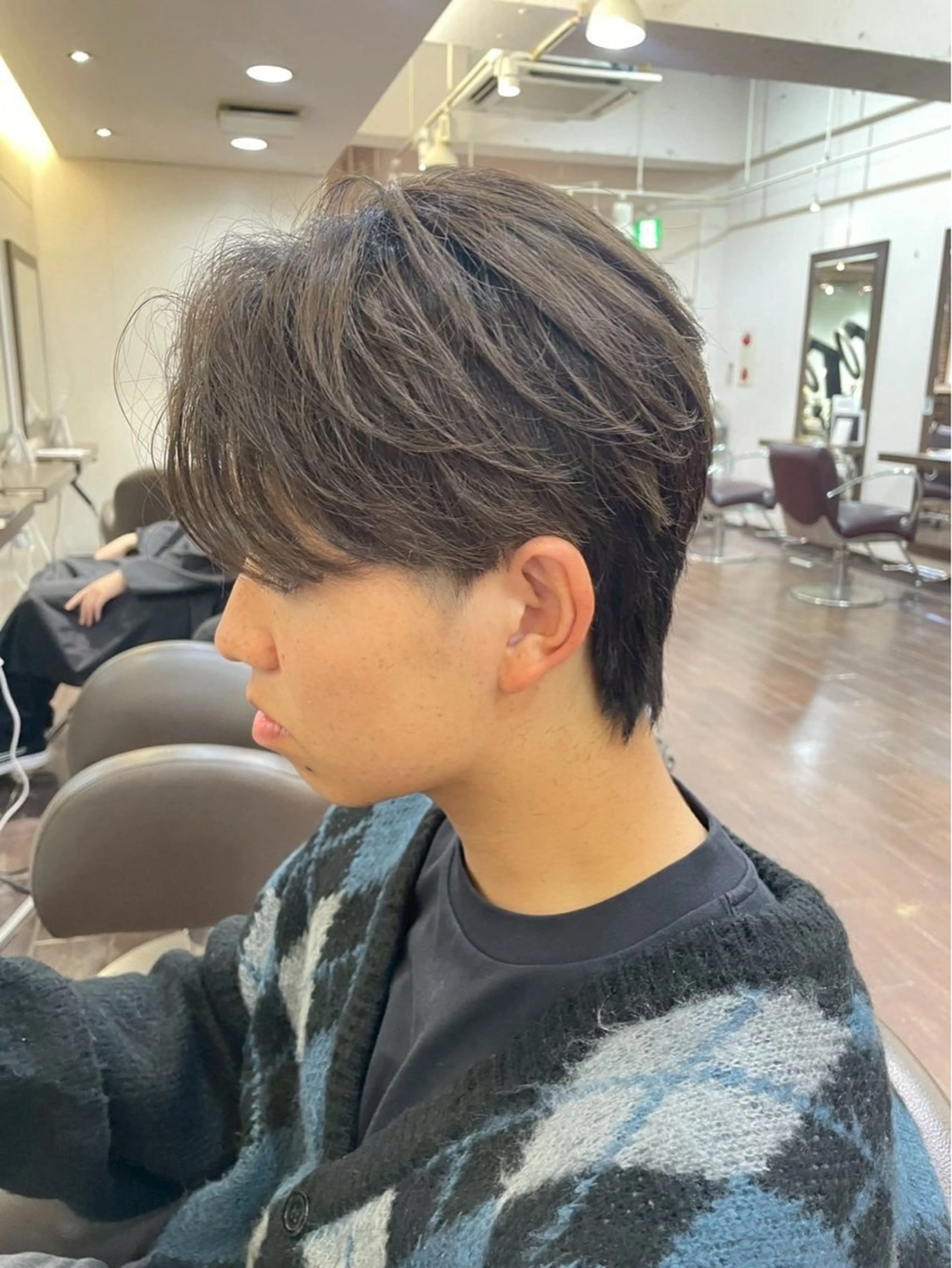 ショート カラー ブラウンカラー ナチュラルブラウン ヘアカラー 似合わせカット/ メンズ/ココネ⭐️のヘアスタイル