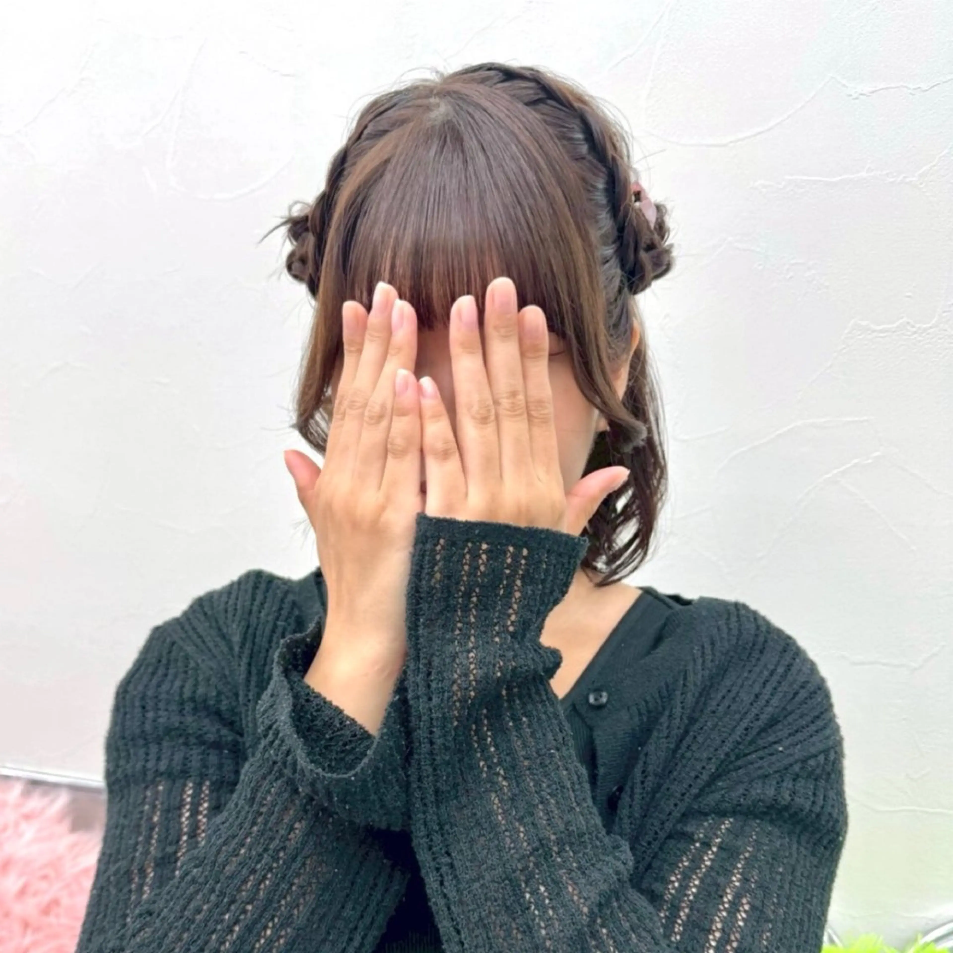 セミロング ヘアアレンジ ヘアセット ヘアメ🎀推しカラー 🥣横浜/しほ🧸のヘアスタイル