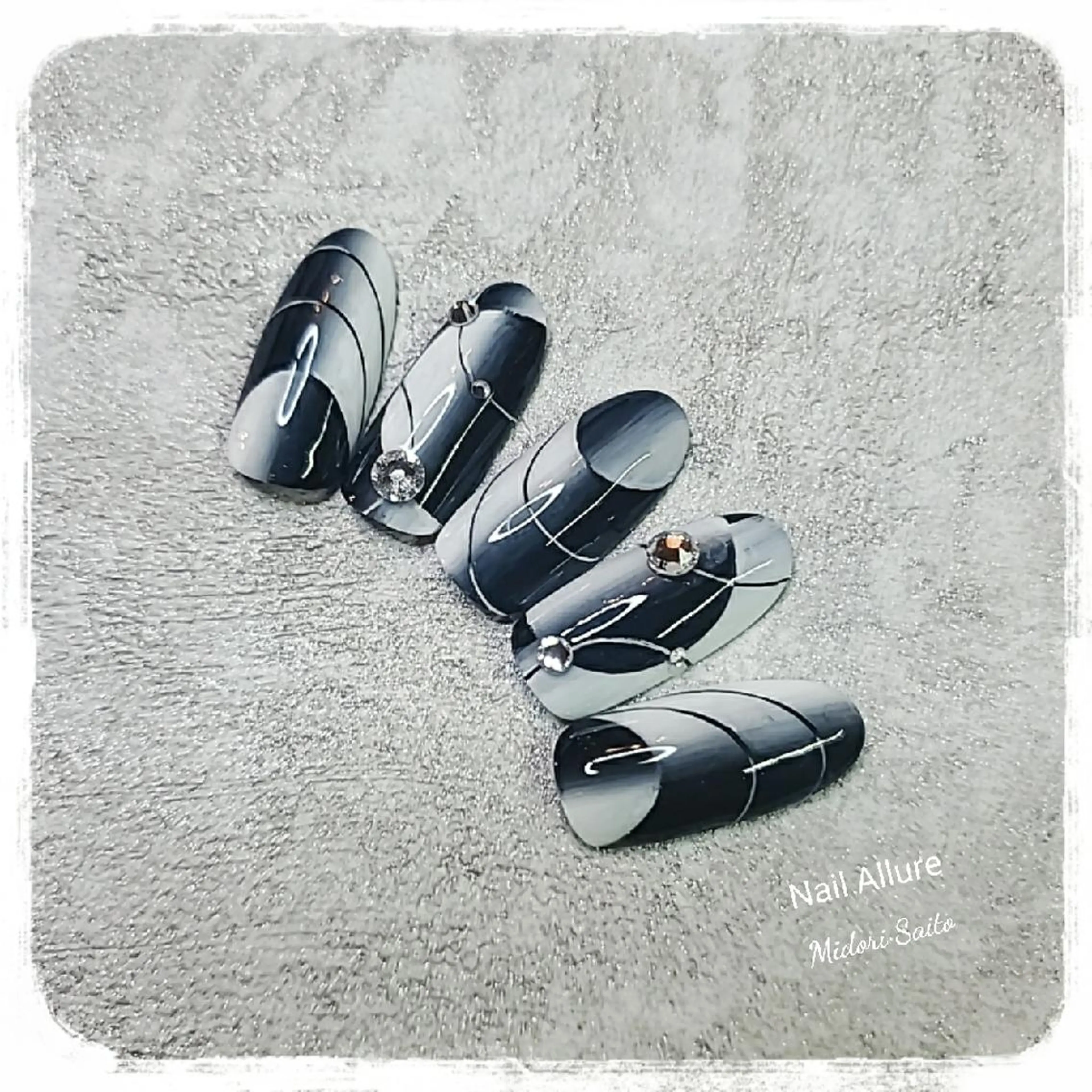 ハンドジェルネイルの写真