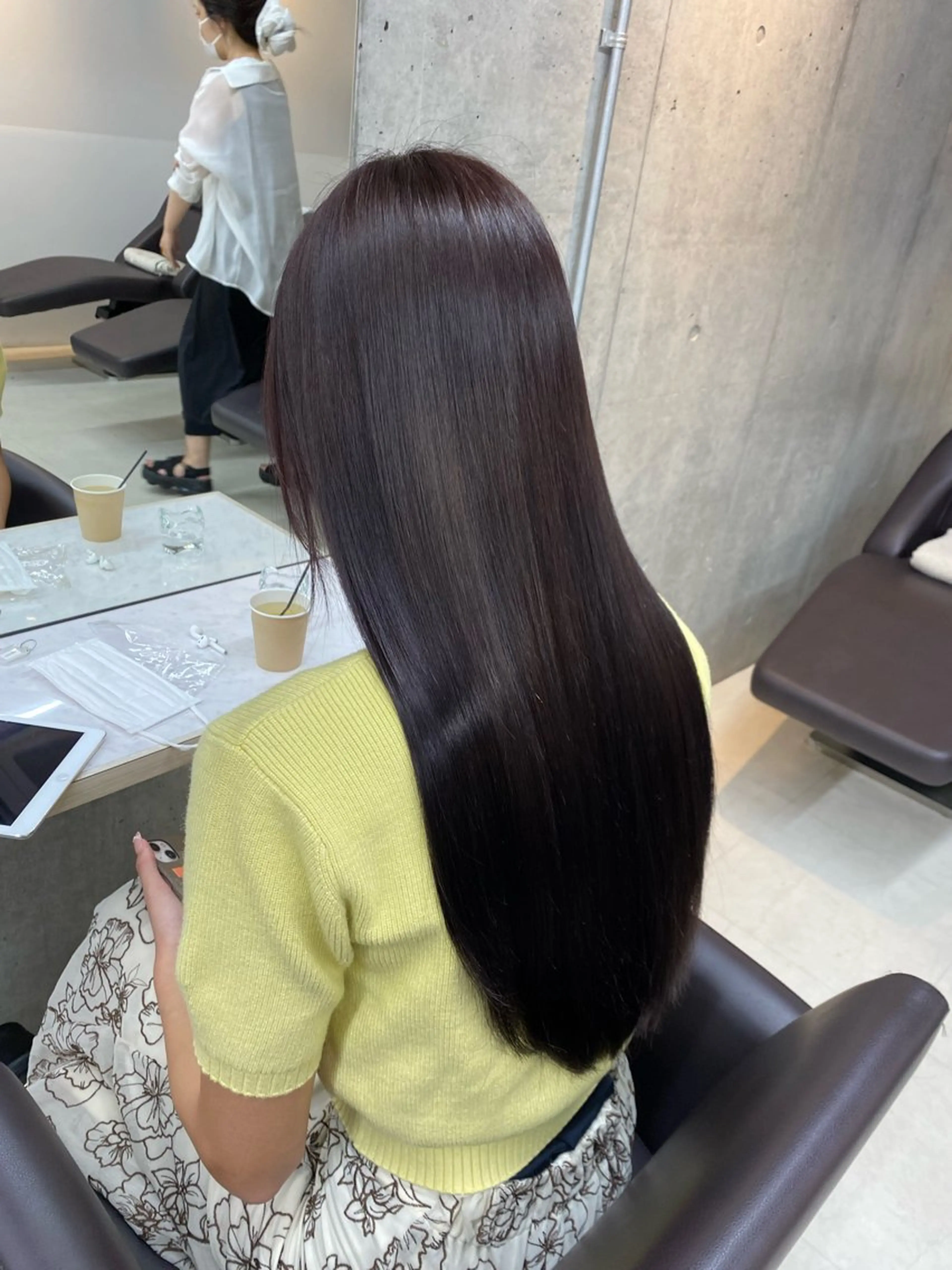 ロング カラー ラベンダーカラー Clore所属・うる艶ヘア♡韓国好き 透明感　shotaのヘアスタイル