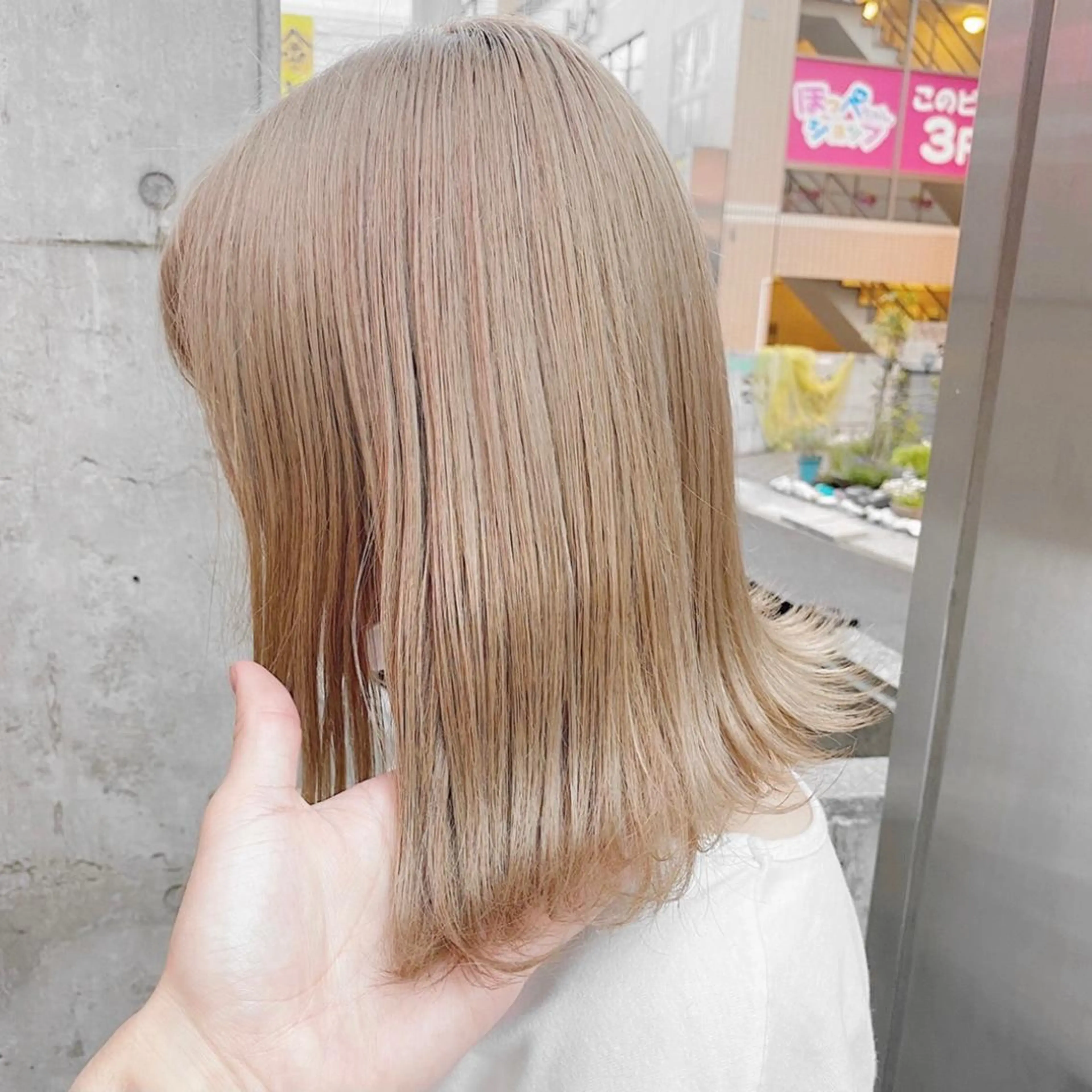 ミディアム カラー ヘアアレンジ メンズ キッズ お悩み解決美容師 💐AMIのヘアスタイル