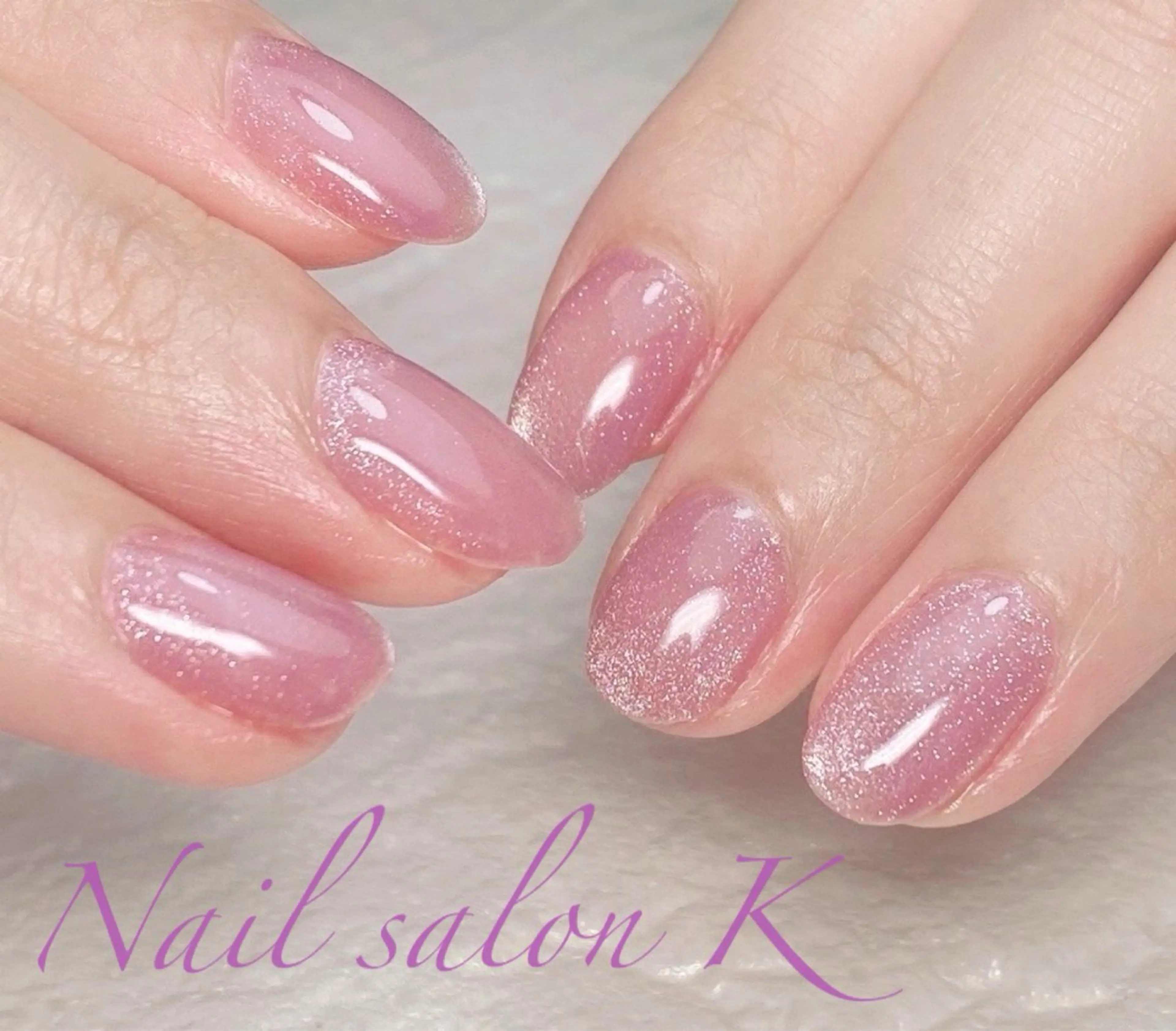 ネイル オフィスネイル ショートネイル ハンドネイル Nail Salon K 🧸美爪育成のネイルデザイン